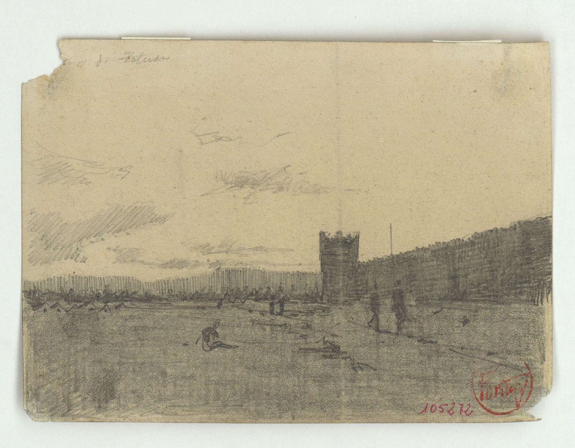 image for: Marià Fortuny - [Mu]ros de Tetuán - Cap a 1860