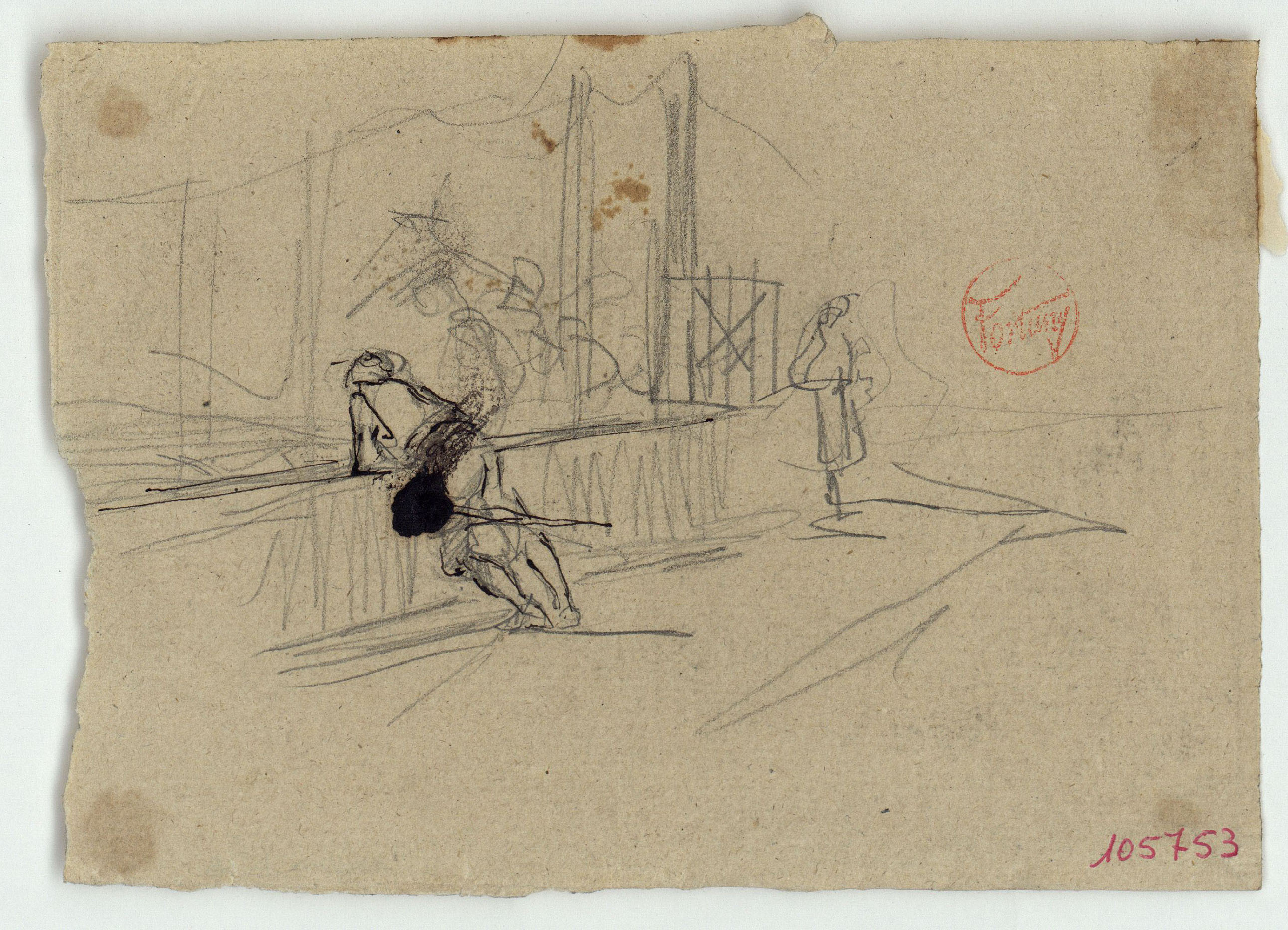 image for: Marià Fortuny - Escenari i figures - Cap a 1871