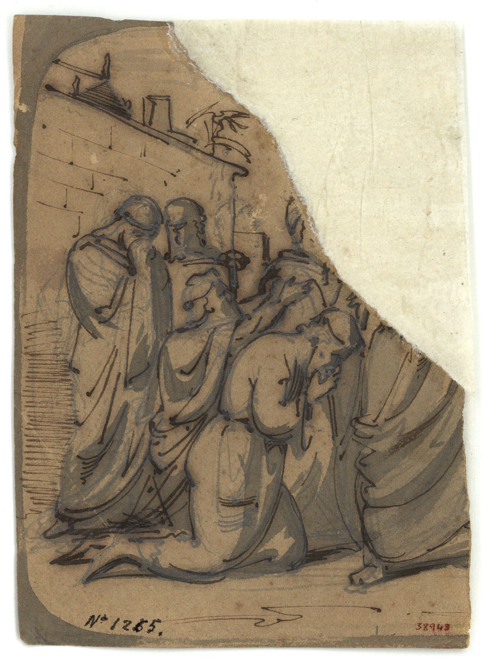 image for: Marià Fortuny - Escena bíblica - Cap a 1855-1858