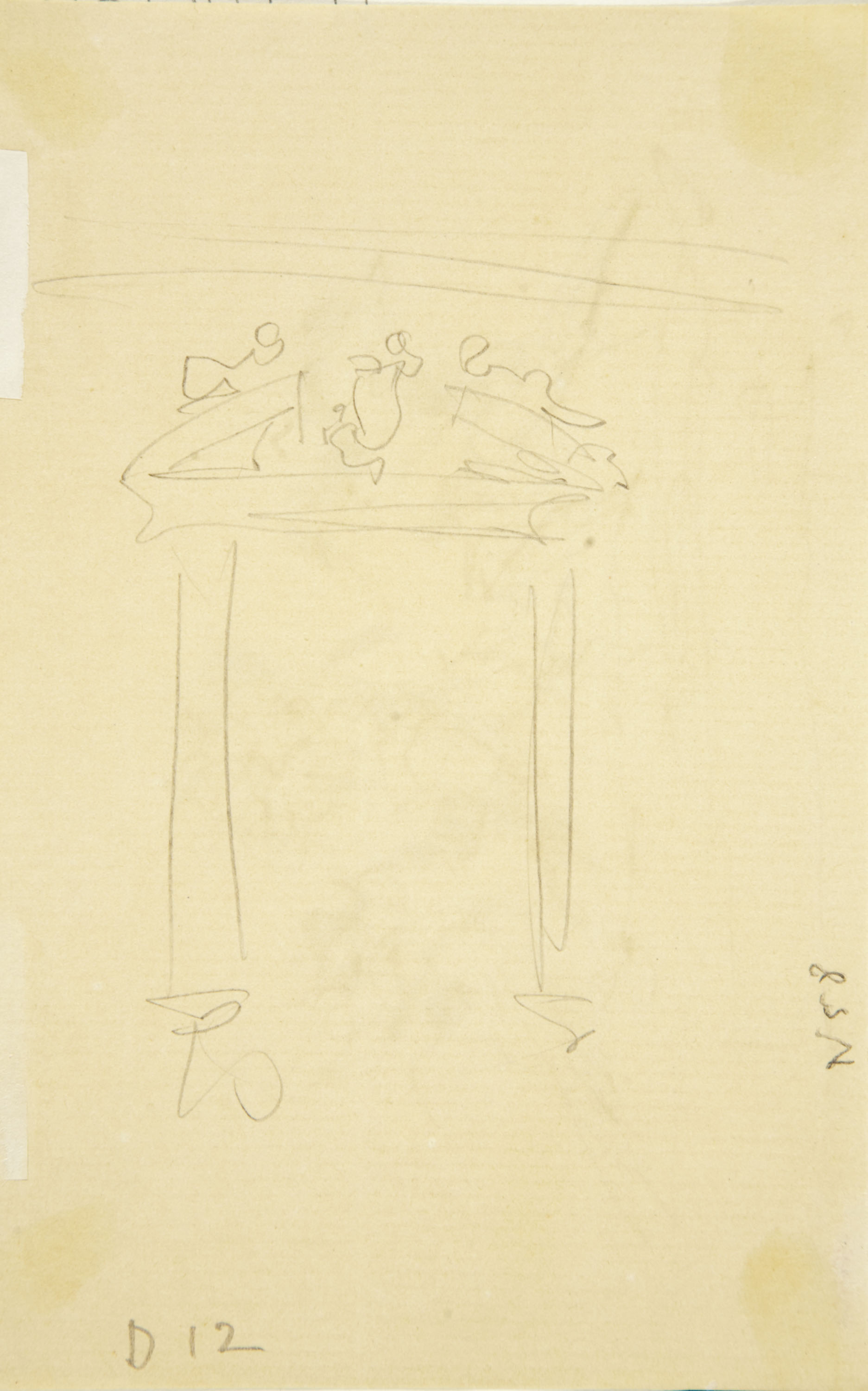 image for: Marià Fortuny - Estudi per al quadre «L&#039;elecció de la model» (anvers) / Estudi per al quadre «L&#039;elecció de la model» (revers) - Cap a 1868-1870 [1]