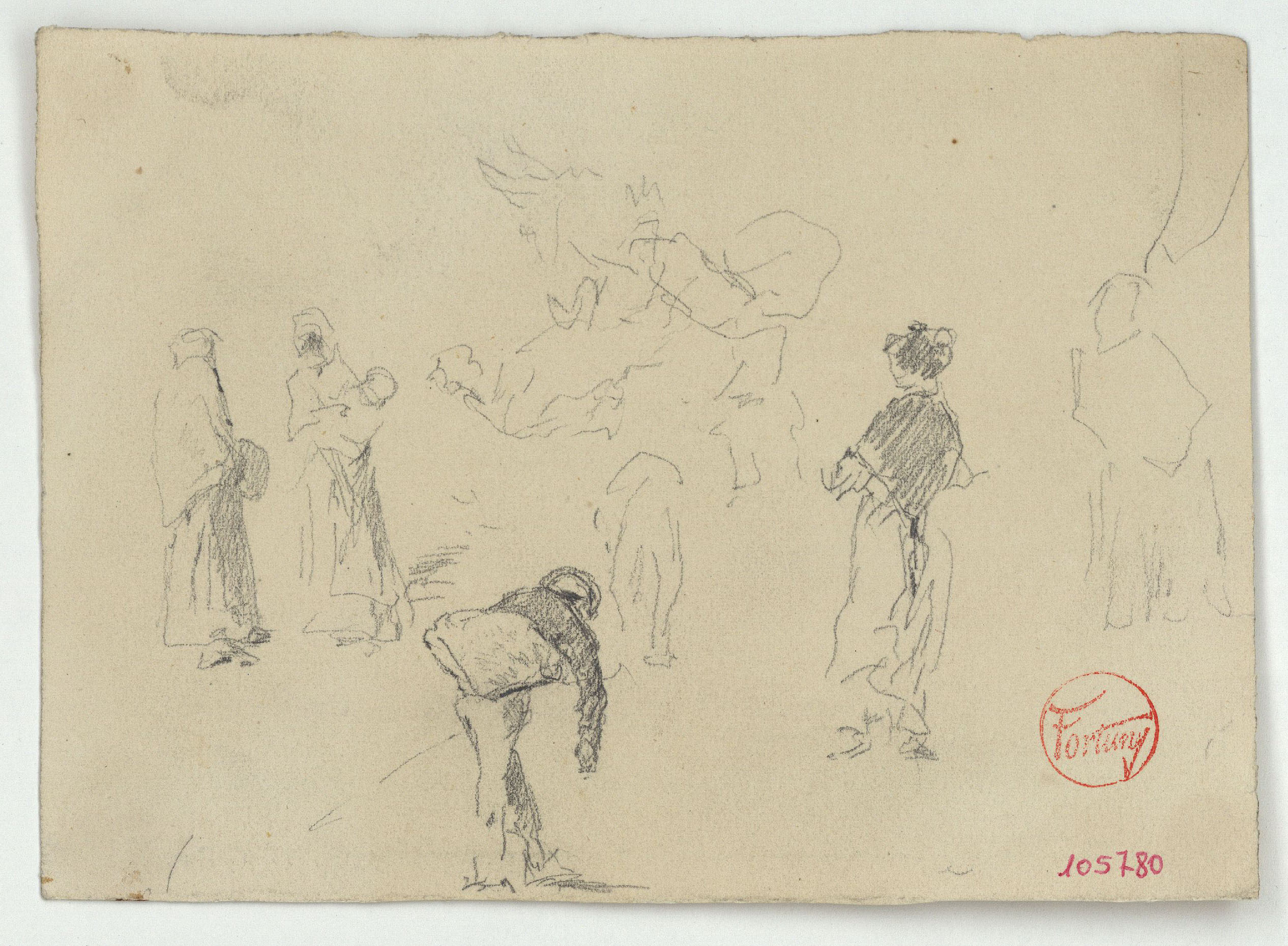 image for: Marià Fortuny - Figures - Cap a 1870-1872