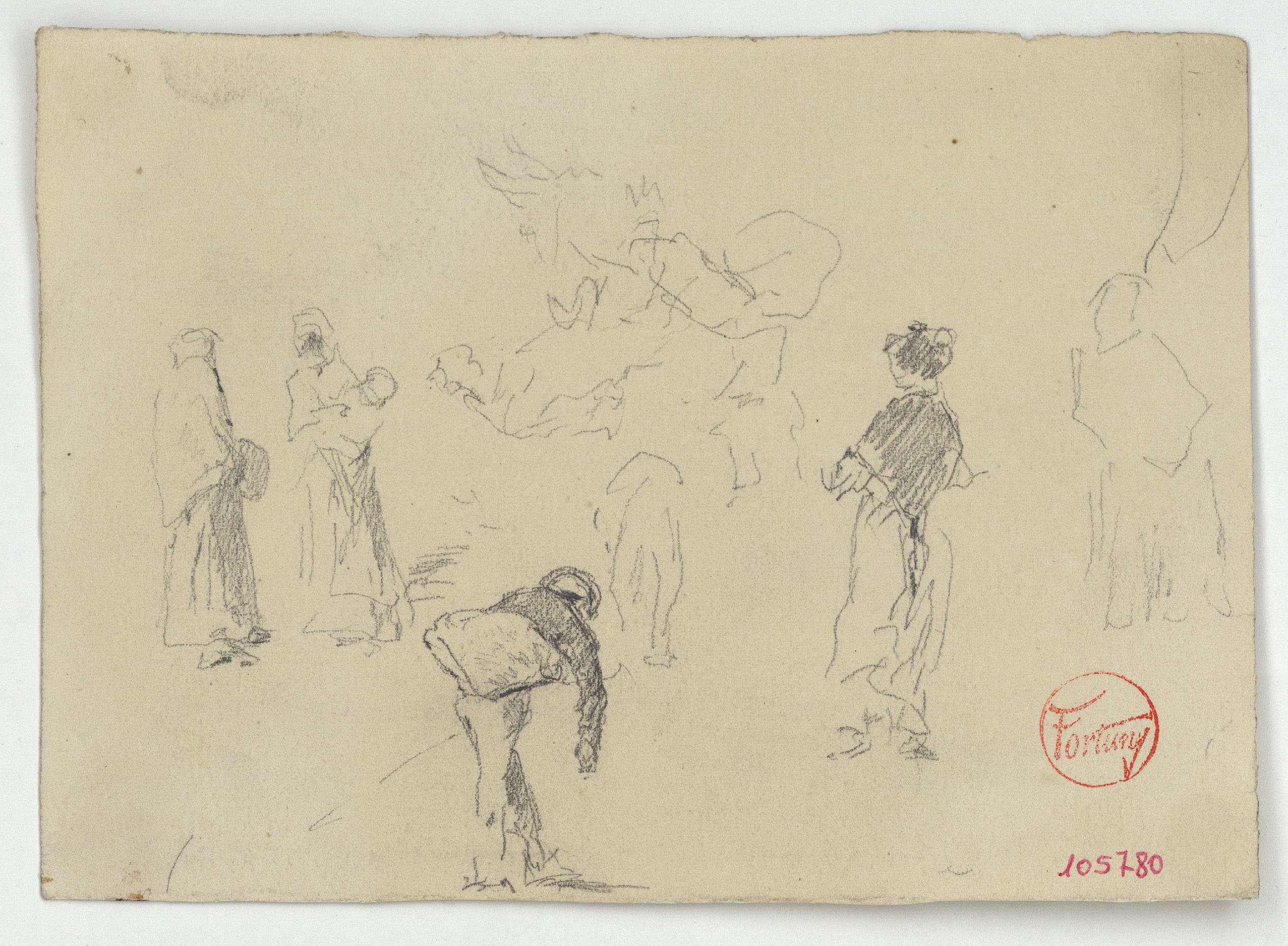 image for: Marià Fortuny - Figures - Cap a 1870-1872