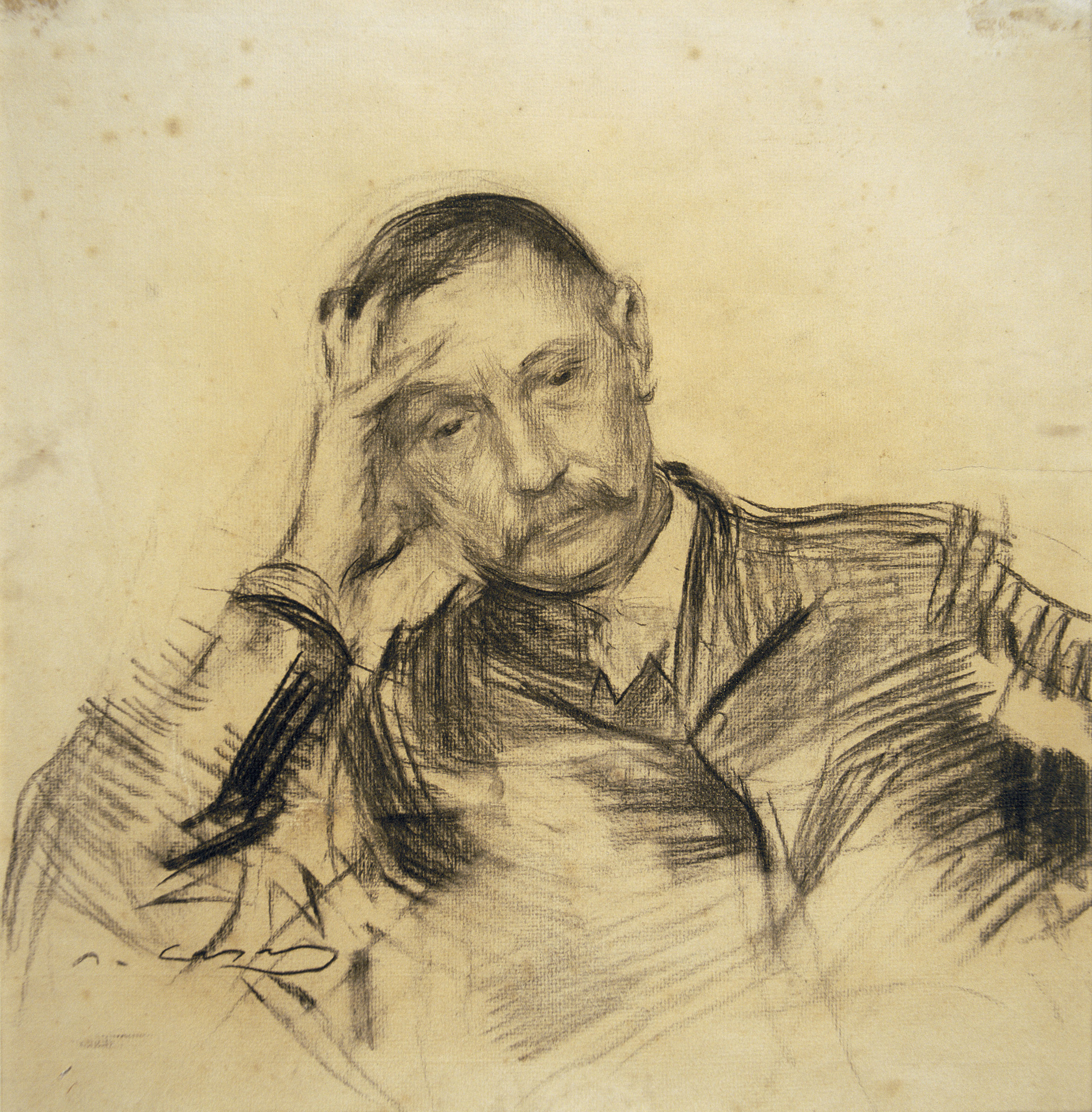 image for: Ramon Casas - Retrat de Benito Pérez Galdós - Cap a 1903