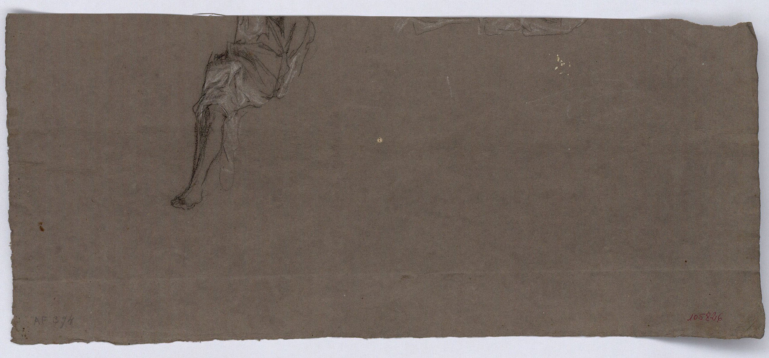 image for: Marià Fortuny - Fragment d&#039;estudi de figura - Cap a 1863-1870