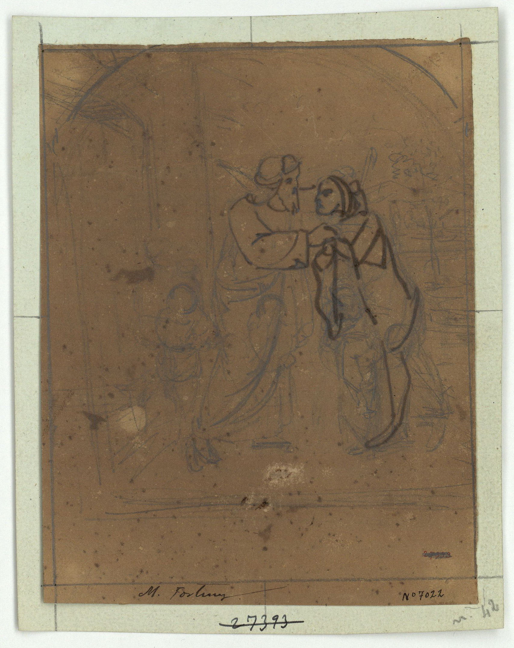 image for: Marià Fortuny - Escena bíblica - Cap a 1856-1858