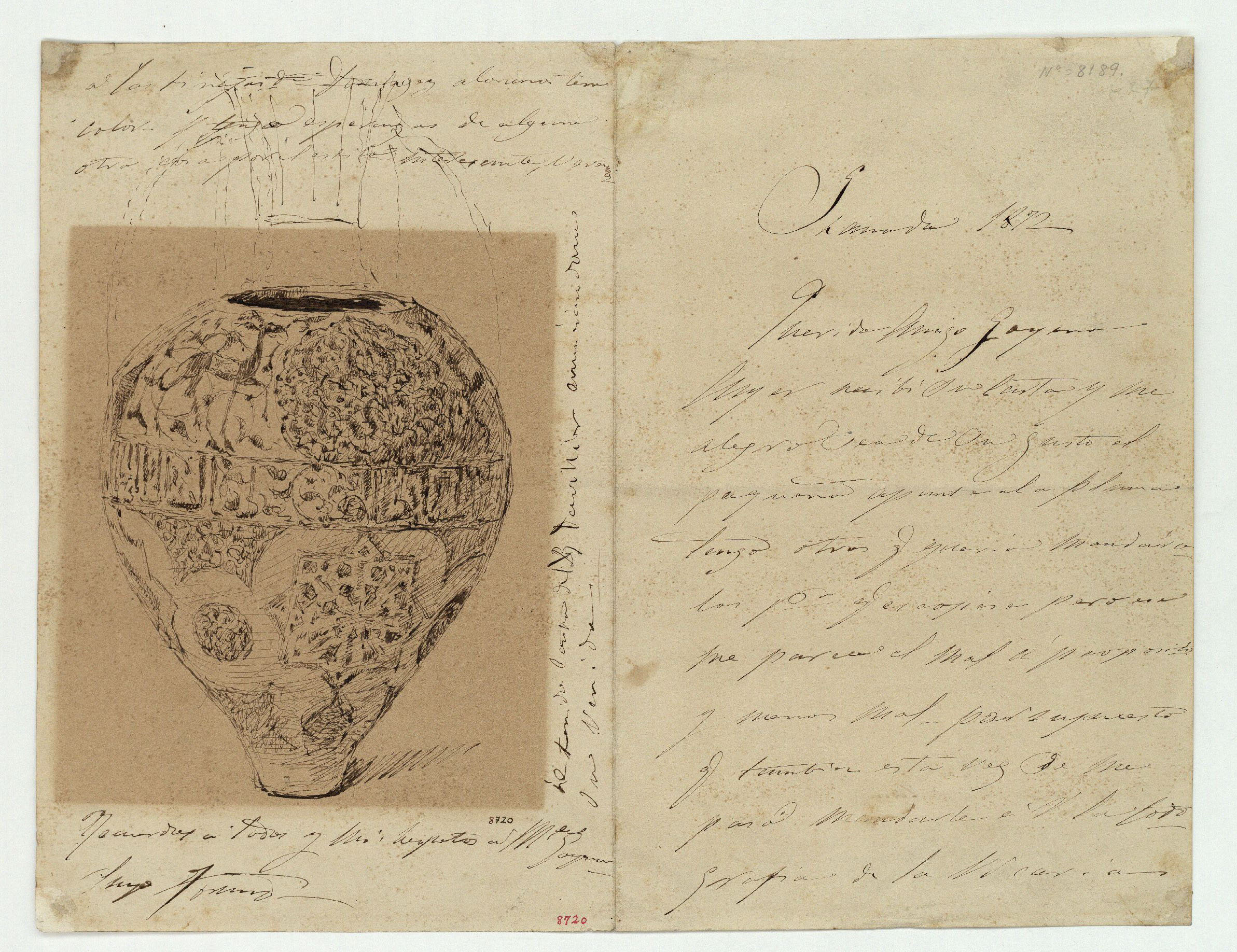 image for: Marià Fortuny - Vas d&#039;estil musulmà - 1872