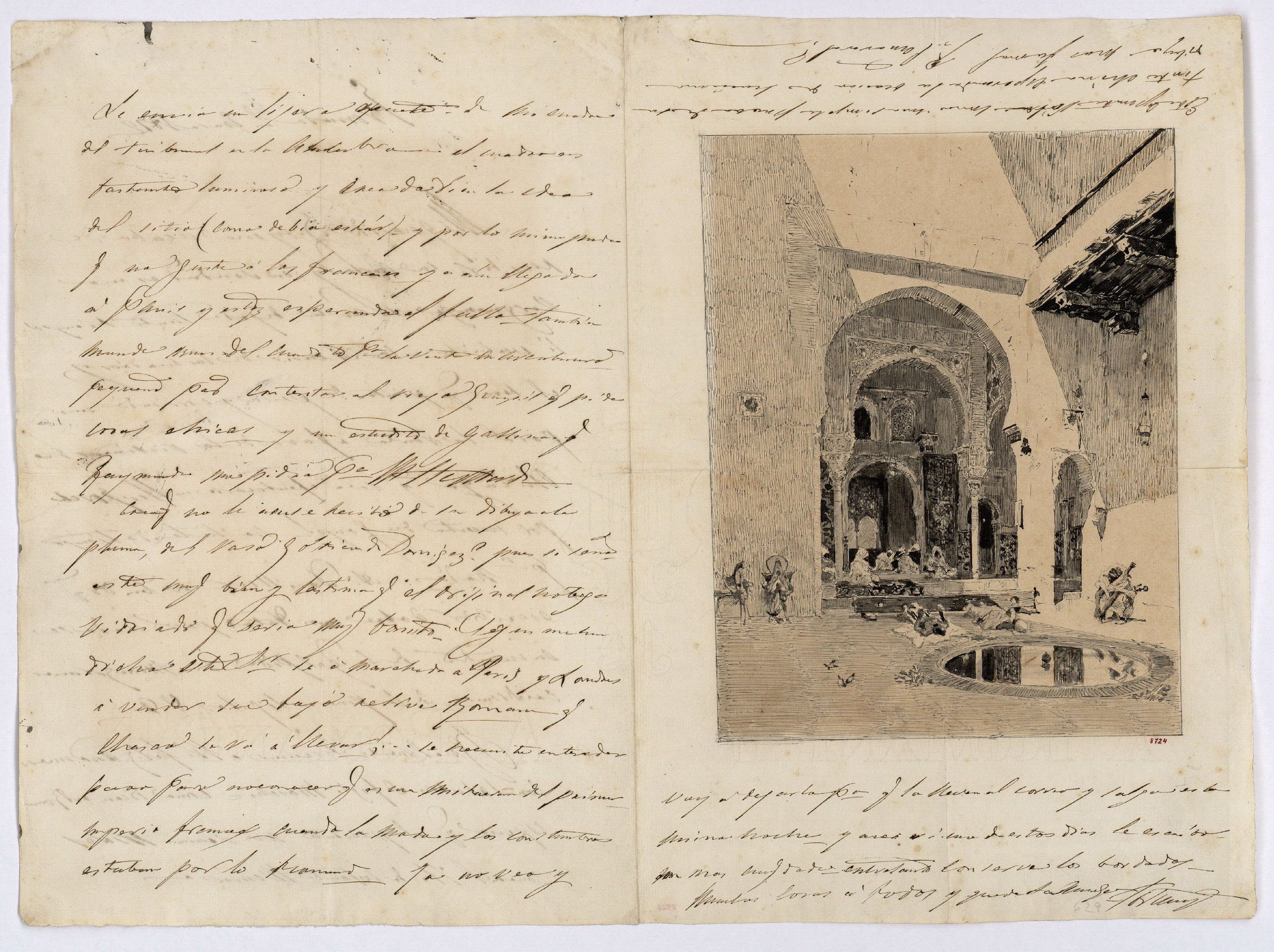 image for: Marià Fortuny - El tribunal de l&#039;Alhambra - 2 de gener de 1872