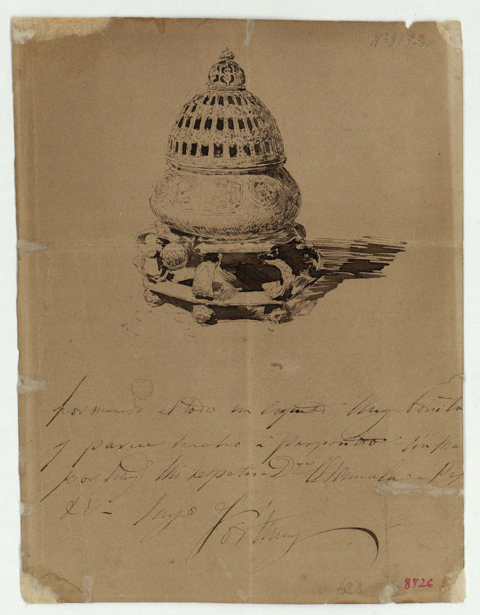 image for: Marià Fortuny - Braser - Cap a 1863-1866