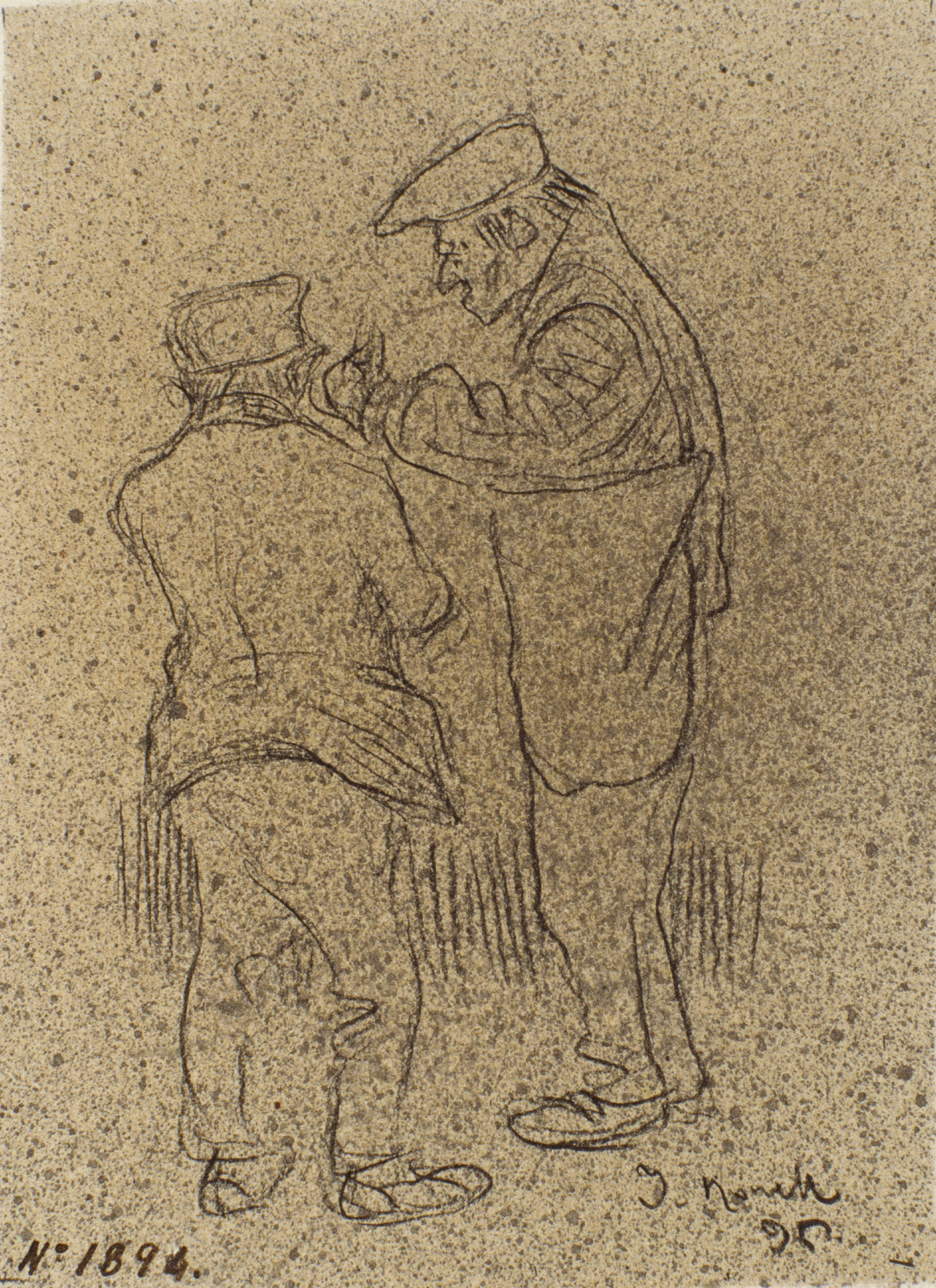 image for: Isidre Nonell - Apunt d&#039;homes - Cap a 1894