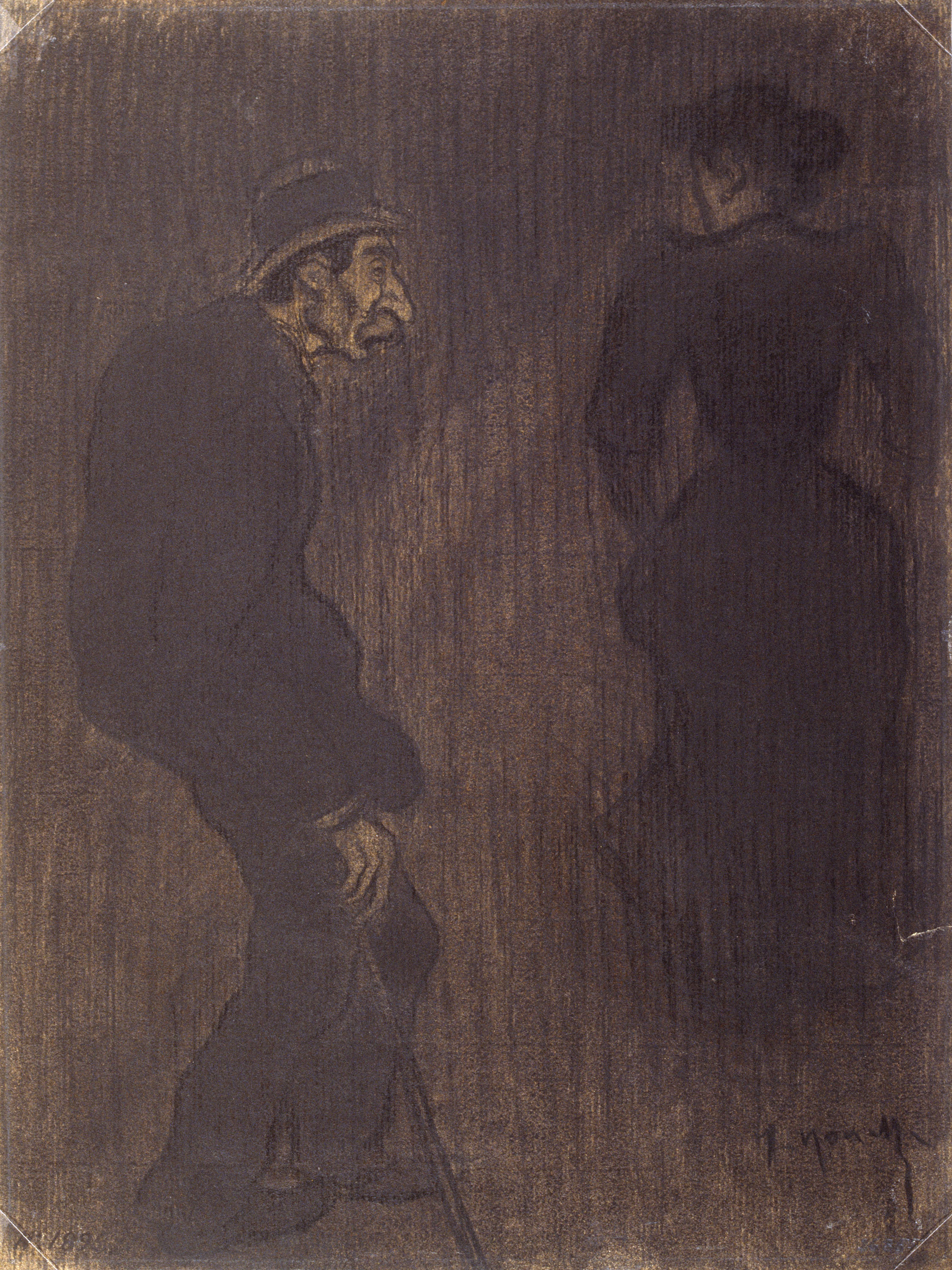 image for: Isidre Nonell - Un infeliç - Cap a 1896