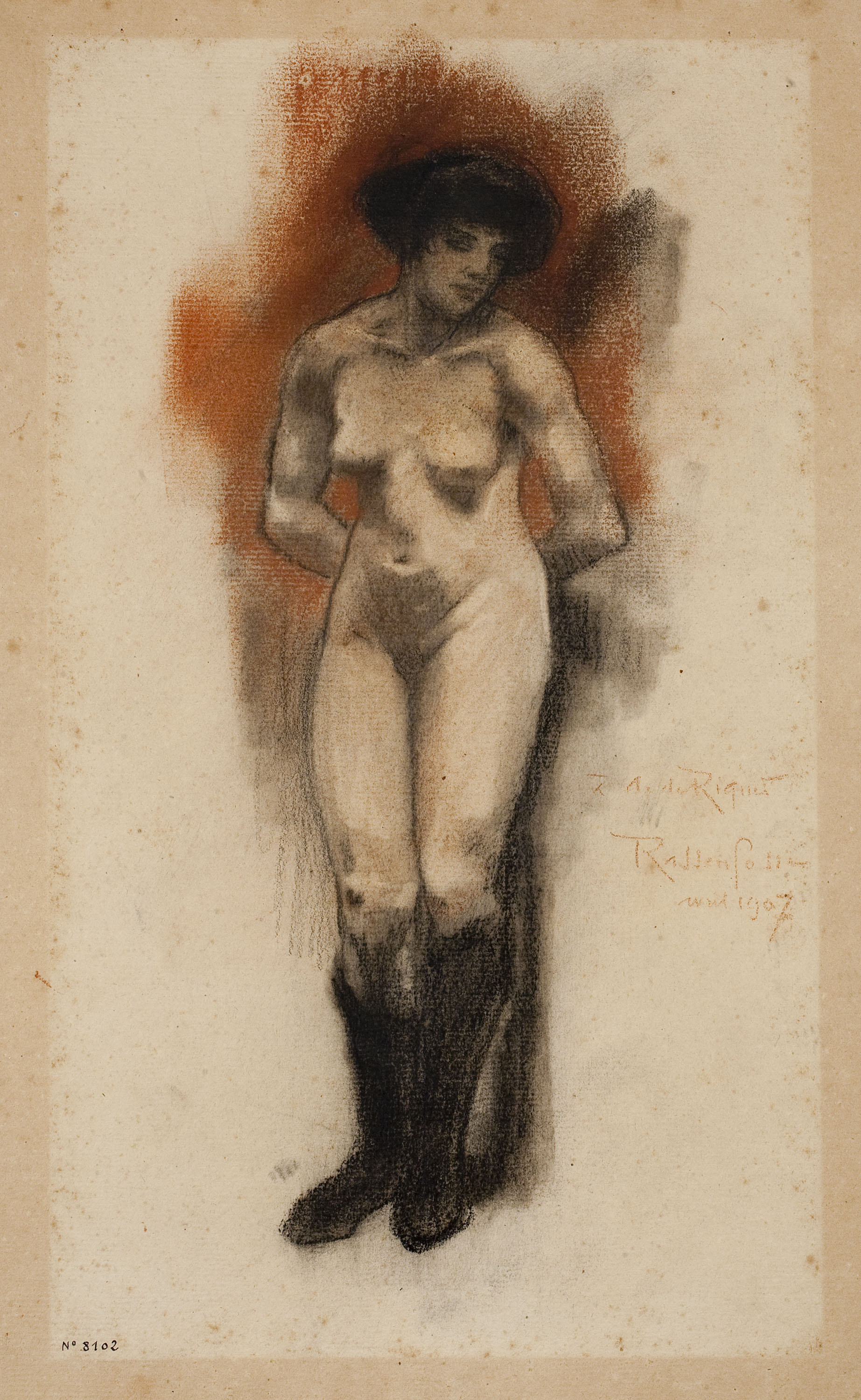 image for: Armand Rassenfosse - Nu femení - 1907