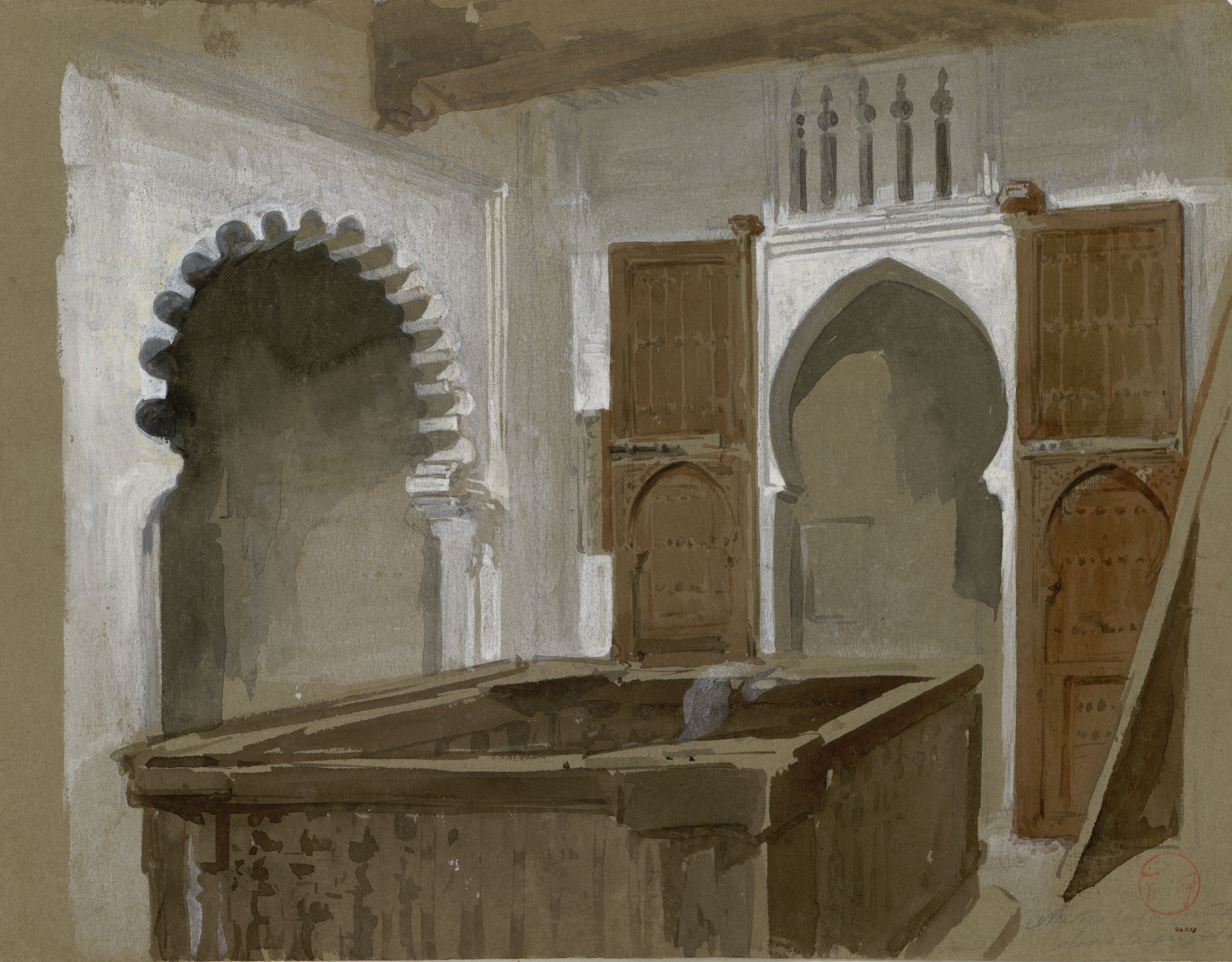 image for: Marià Fortuny - Nuestra casa en Tetuán - 1860