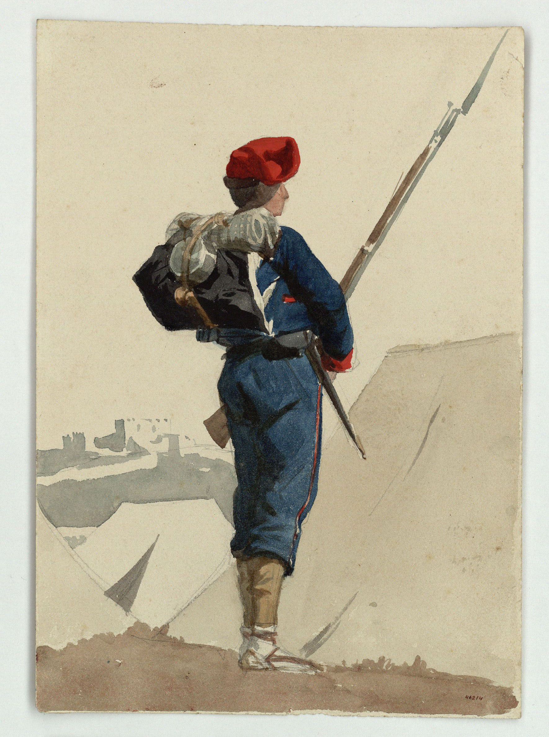 image for: Marià Fortuny - Voluntari català de la guerra d&#039;Àfrica - 1860