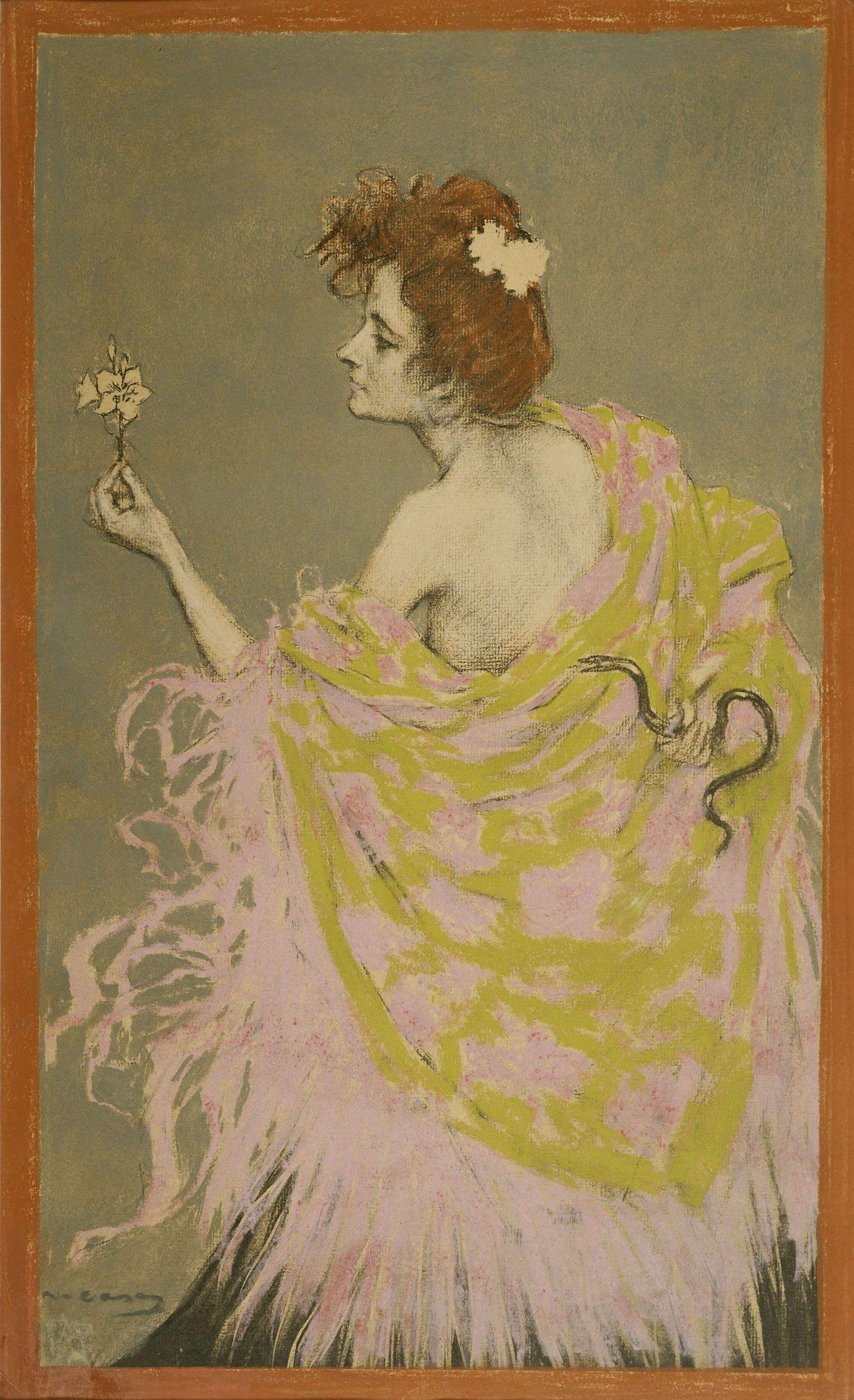 image for: Ramon Casas - Estudi per al cartell «Sífilis» - 1900