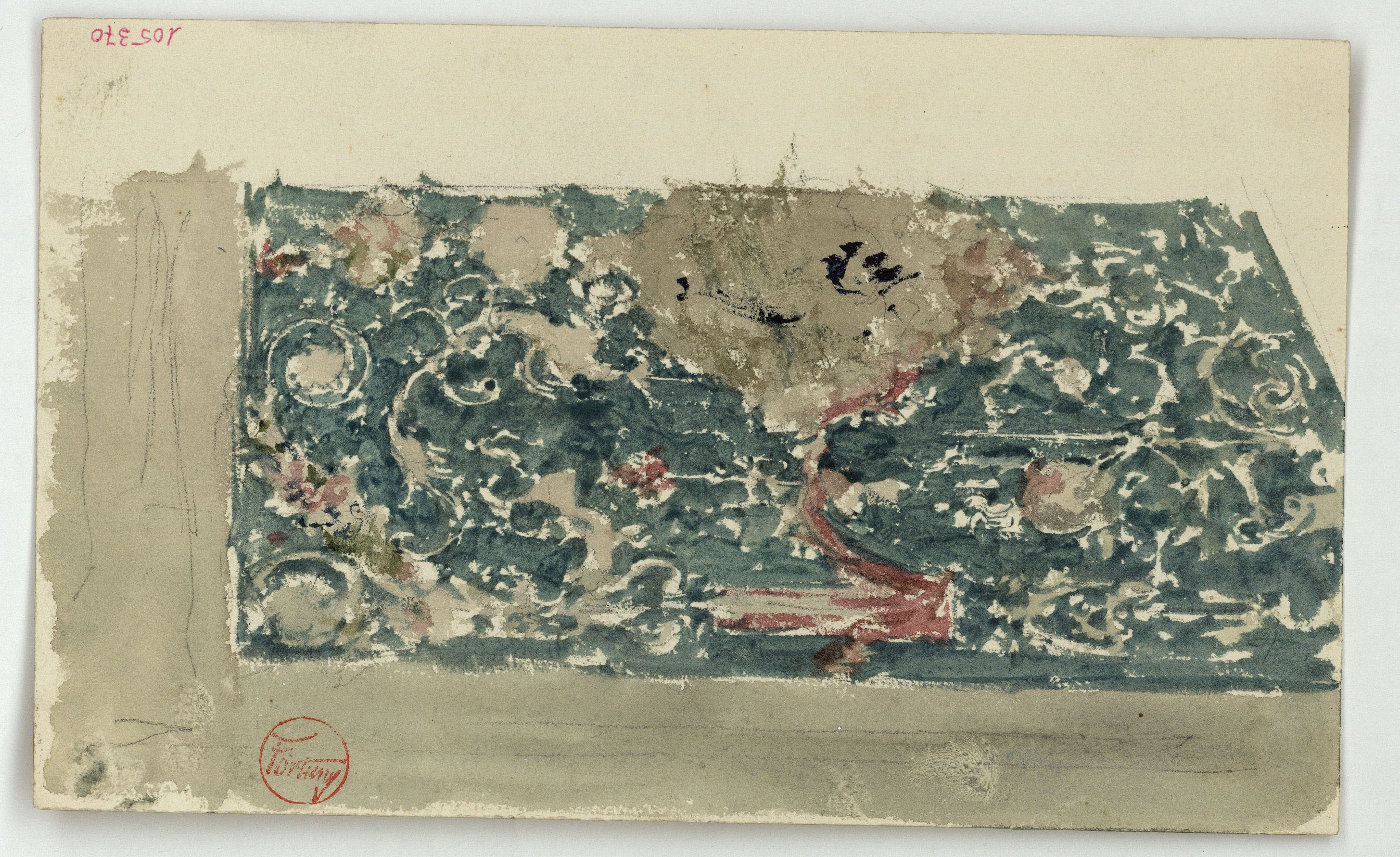 image for: Marià Fortuny - Ornamentació d&#039;estil musulmà - Cap a 1860-1862