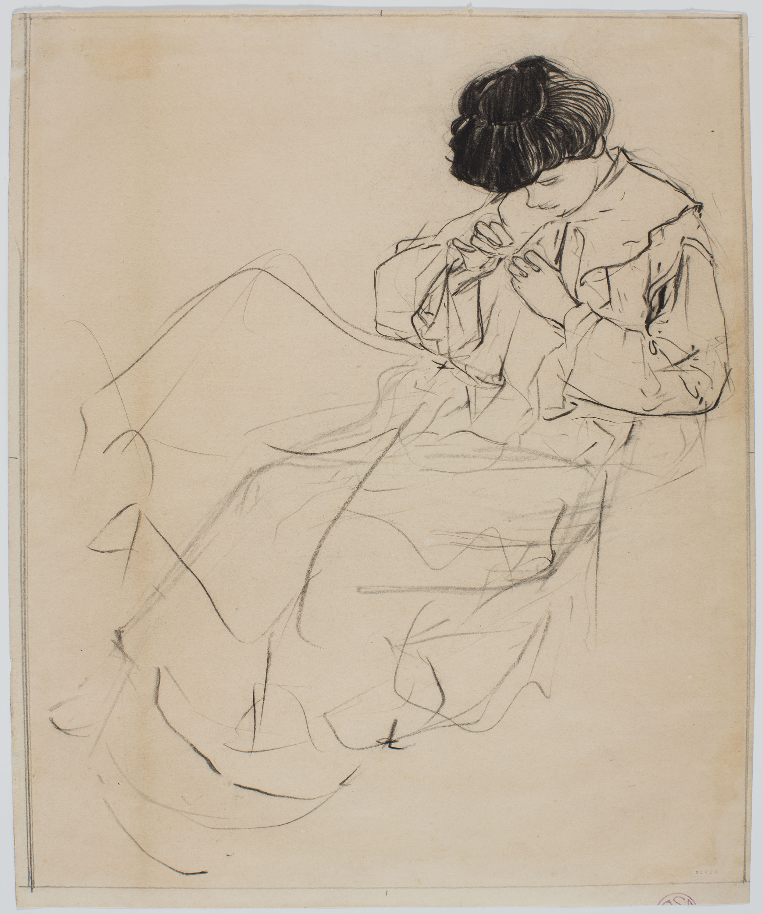 image for: Francesc Xavier Gosé - Noia asseguda - Cap a 1900