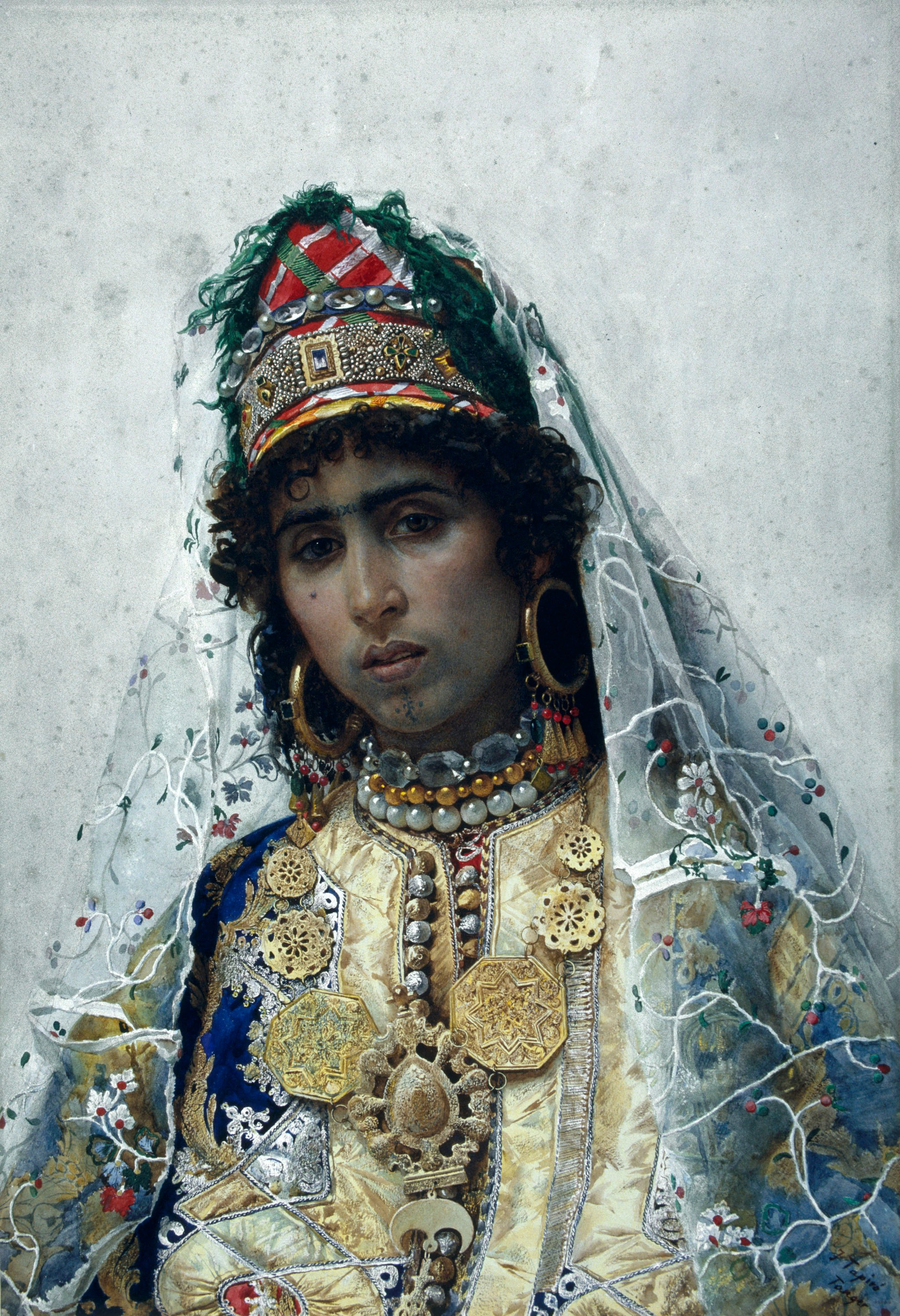 image for: Josep Tapiró - Núvia berber - Cap a 1896
