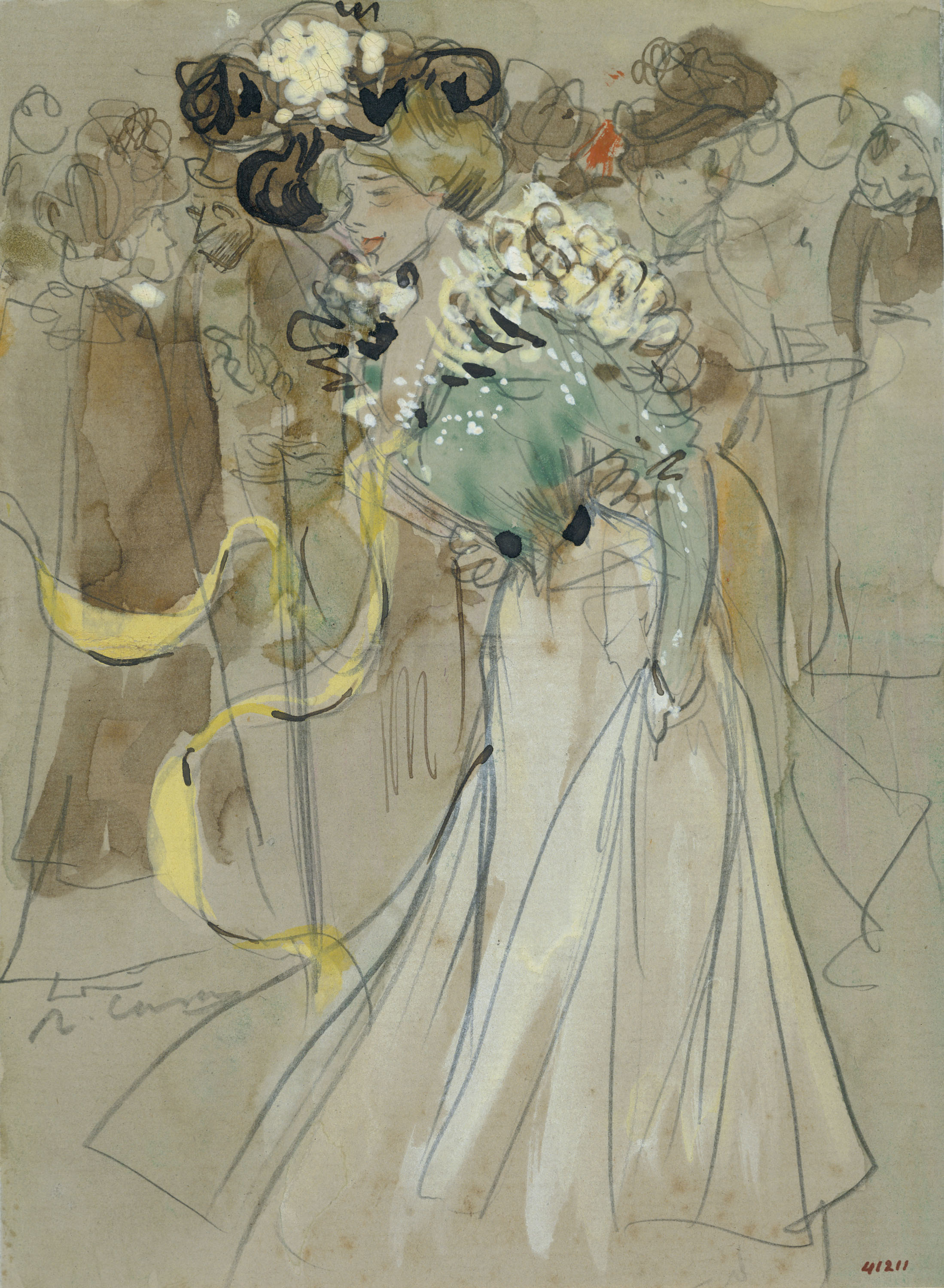 image for: Ramon Casas - Ressò de les festes de Toló - 1900