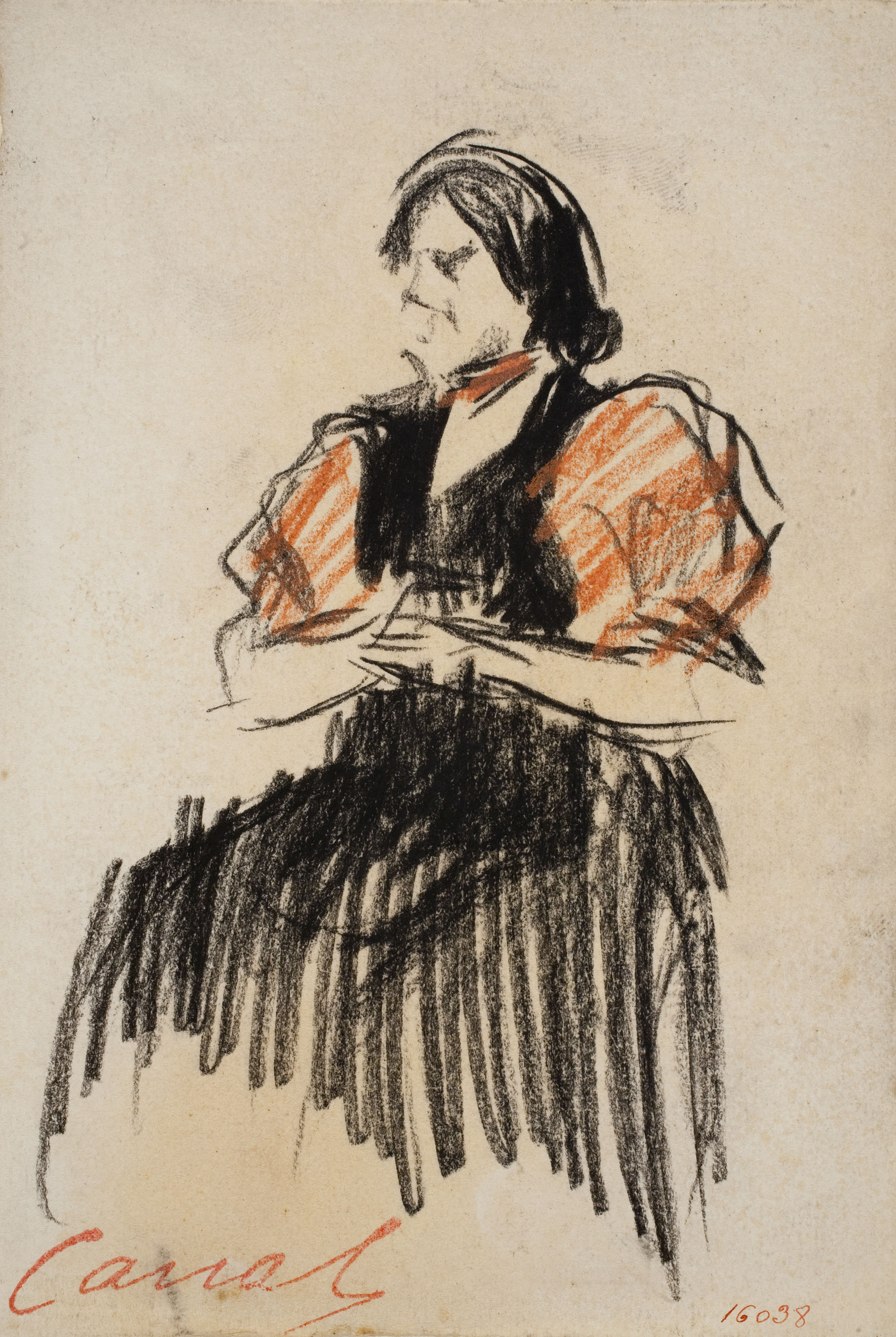 image for: Ricard Canals - Dona asseguda - Cap a 1910