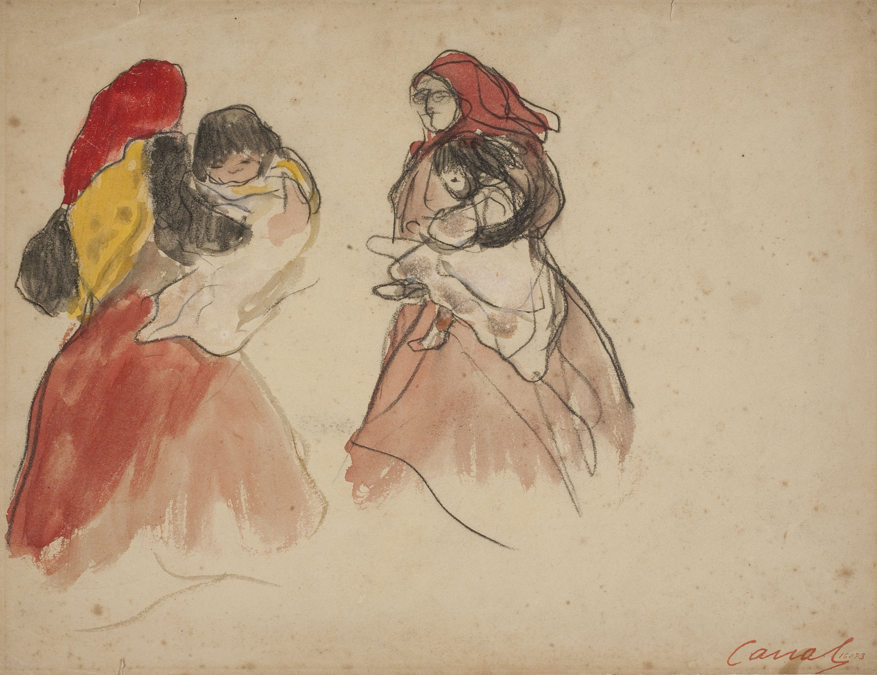 image for: Ricard Canals - Gitanes amb nens - Cap a 1900-1910