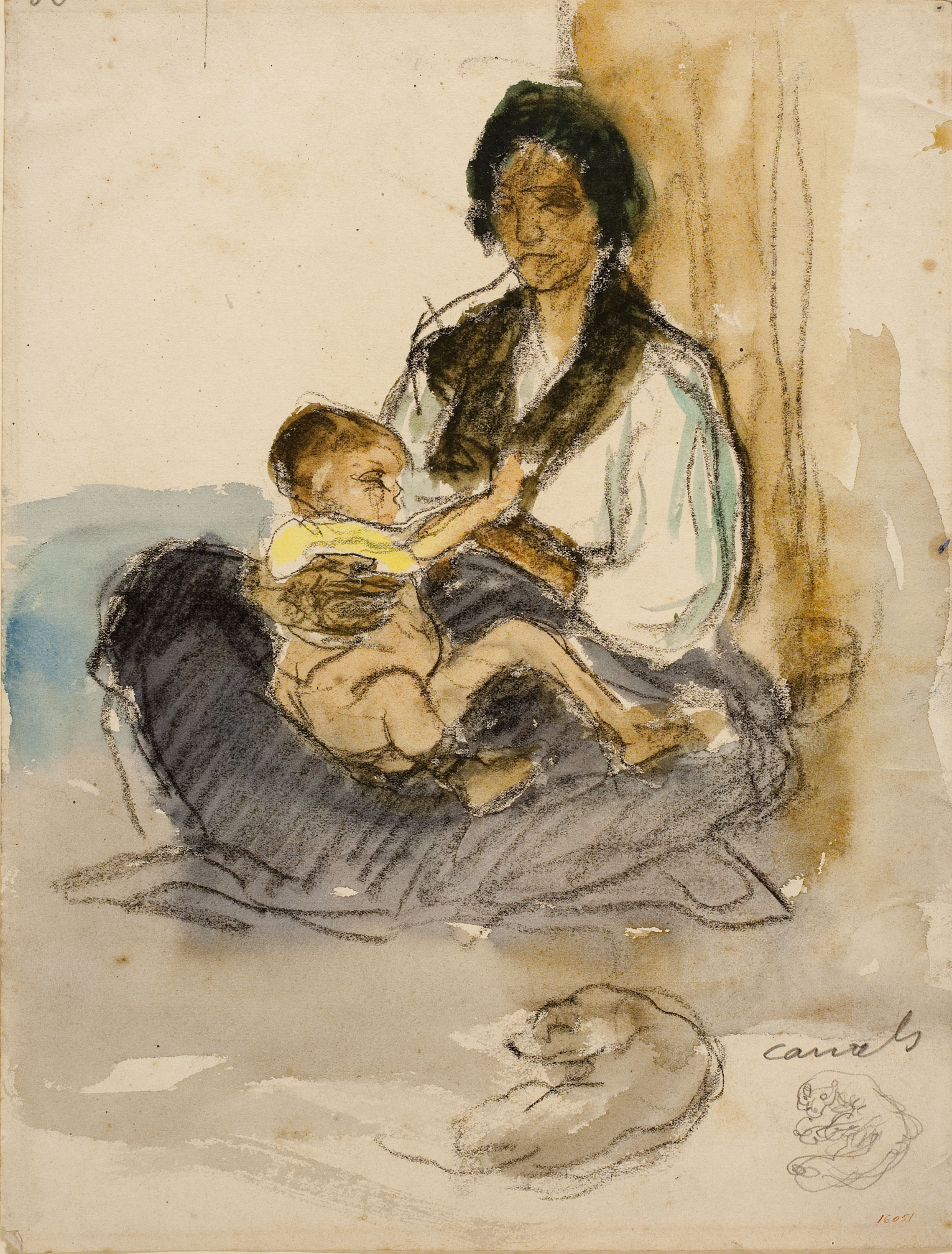 image for: Ricard Canals - Gitana amb nen - Cap a 1910