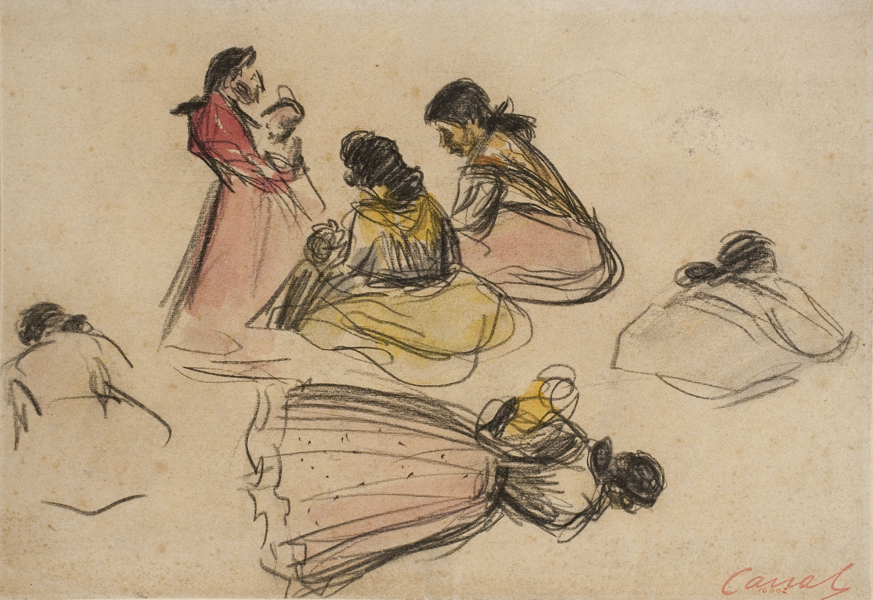 image for: Ricard Canals - Apunt de gitanes - Cap a 1910-1920