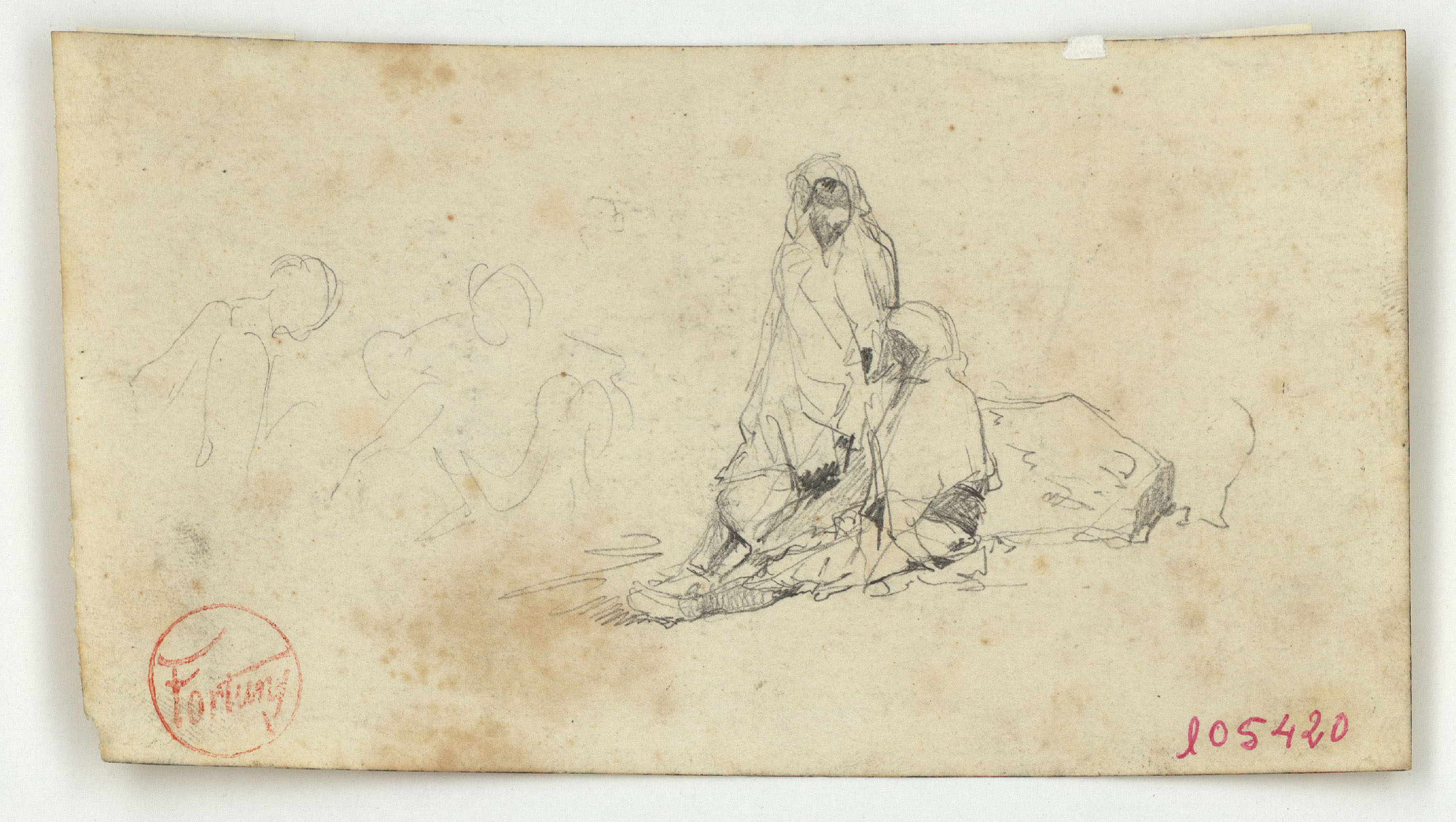image for: Marià Fortuny - Marroquins (anvers) / Marroquins (revers) - Cap a 1860-1862