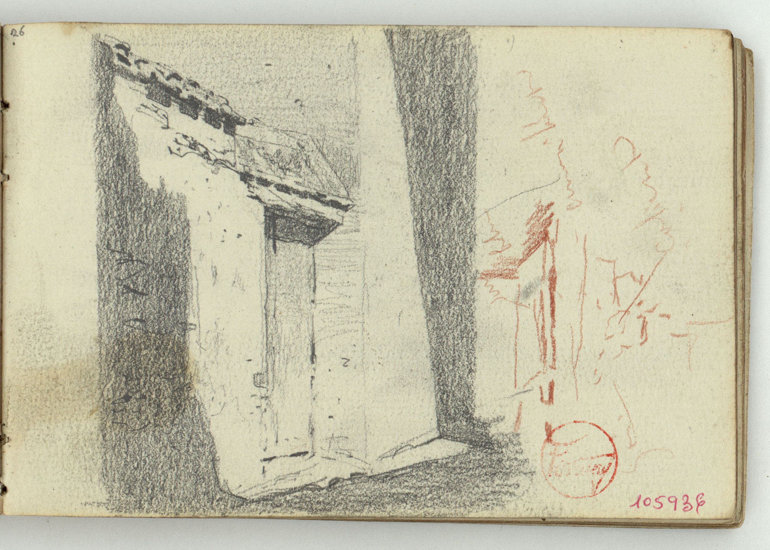 image for: Marià Fortuny - Carrer (anvers) / Albergínies (revers) - Cap a 1866-1872