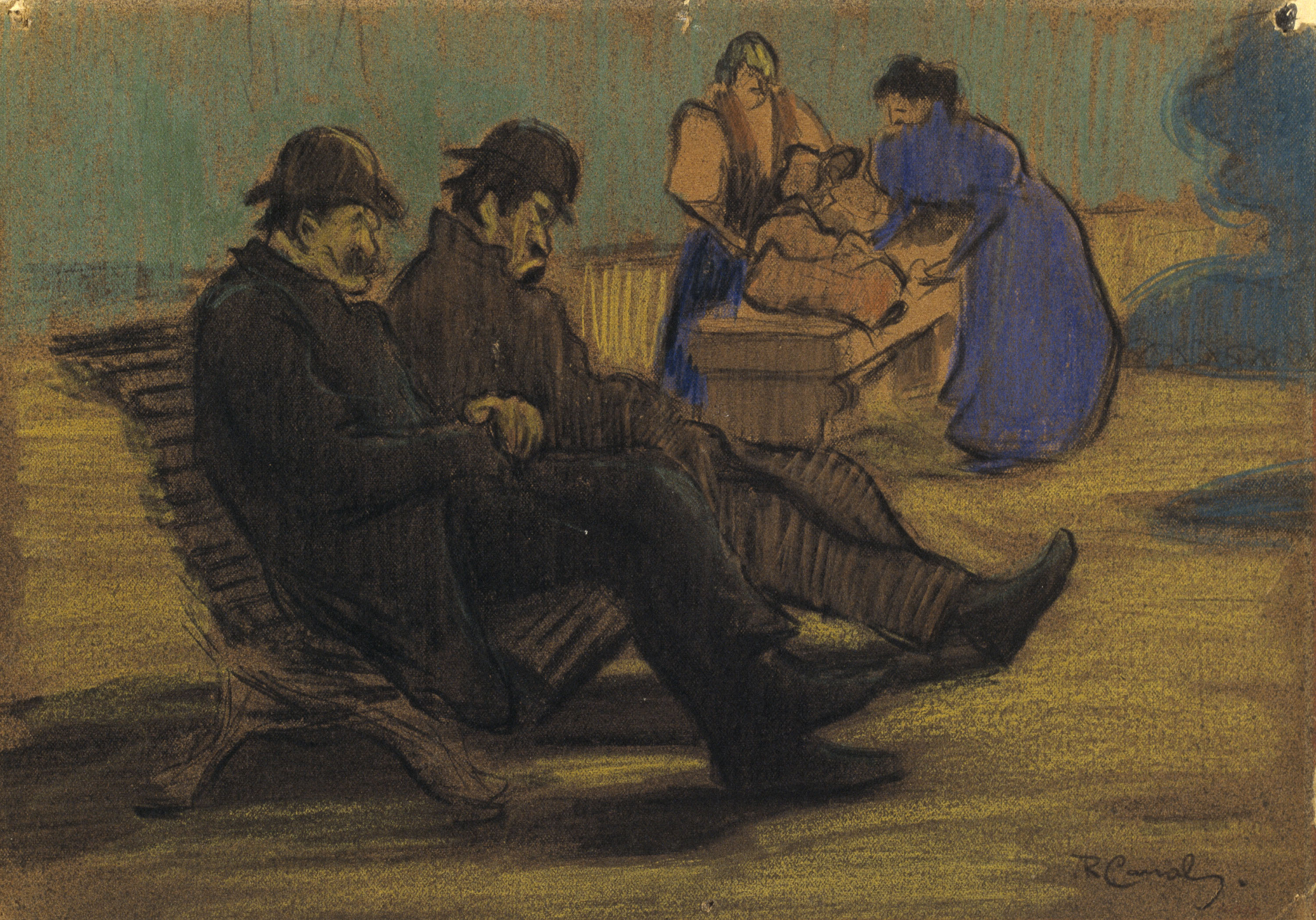 image for: Ricard Canals - Escena de carrer - Cap a 1897-1899