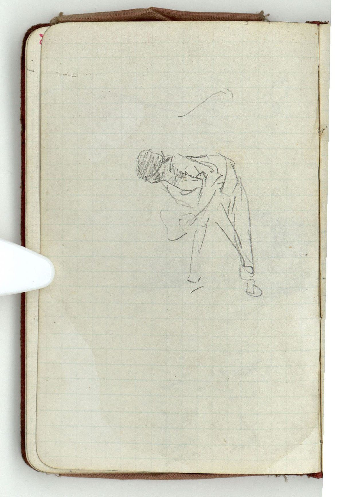 image for: Marià Fortuny - Carrer (anvers) / Esbós de figura (revers) - Cap a 1868-1872 [1]