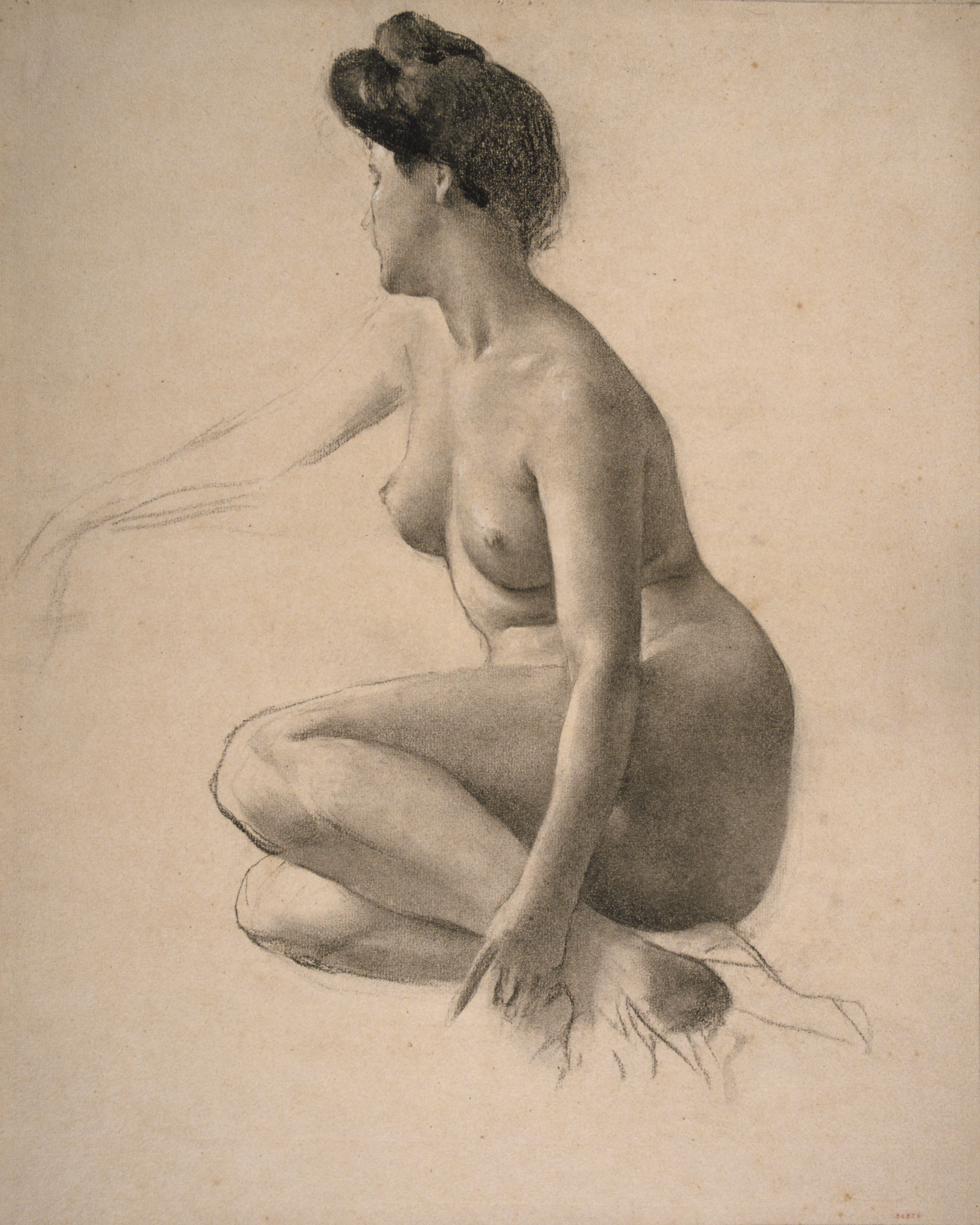 image for: Josep Llimona - Nu femení - Cap a 1907