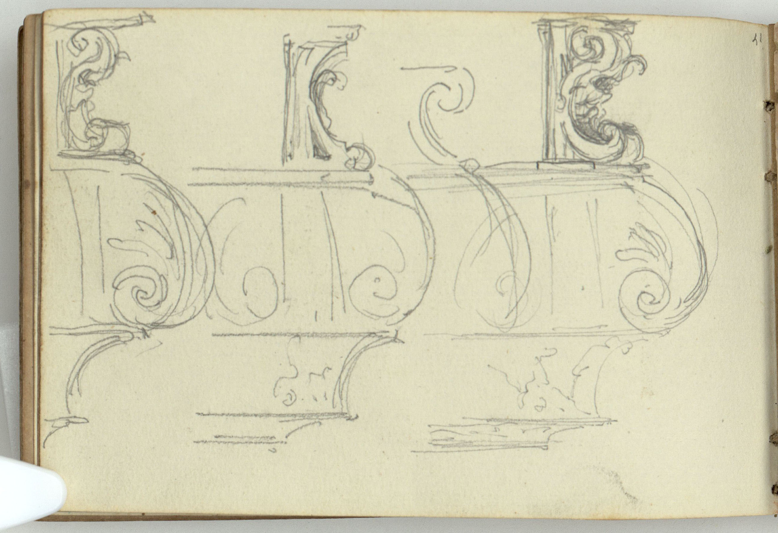 image for: Marià Fortuny - Nu masculí assegut (anvers) / Tornapuntes (revers) - Cap a 1863-1866 [1]