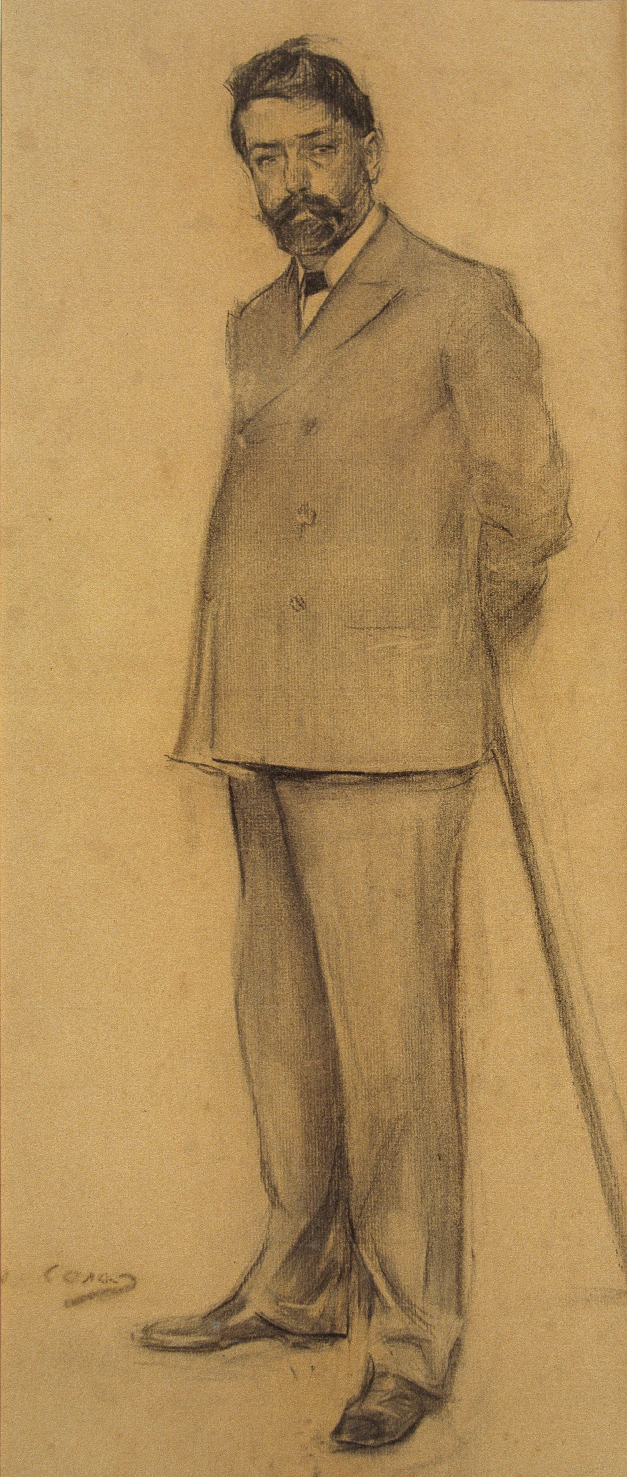 image for: Ramon Casas - Retrat de Lluís Graner - Cap a 1897-1899