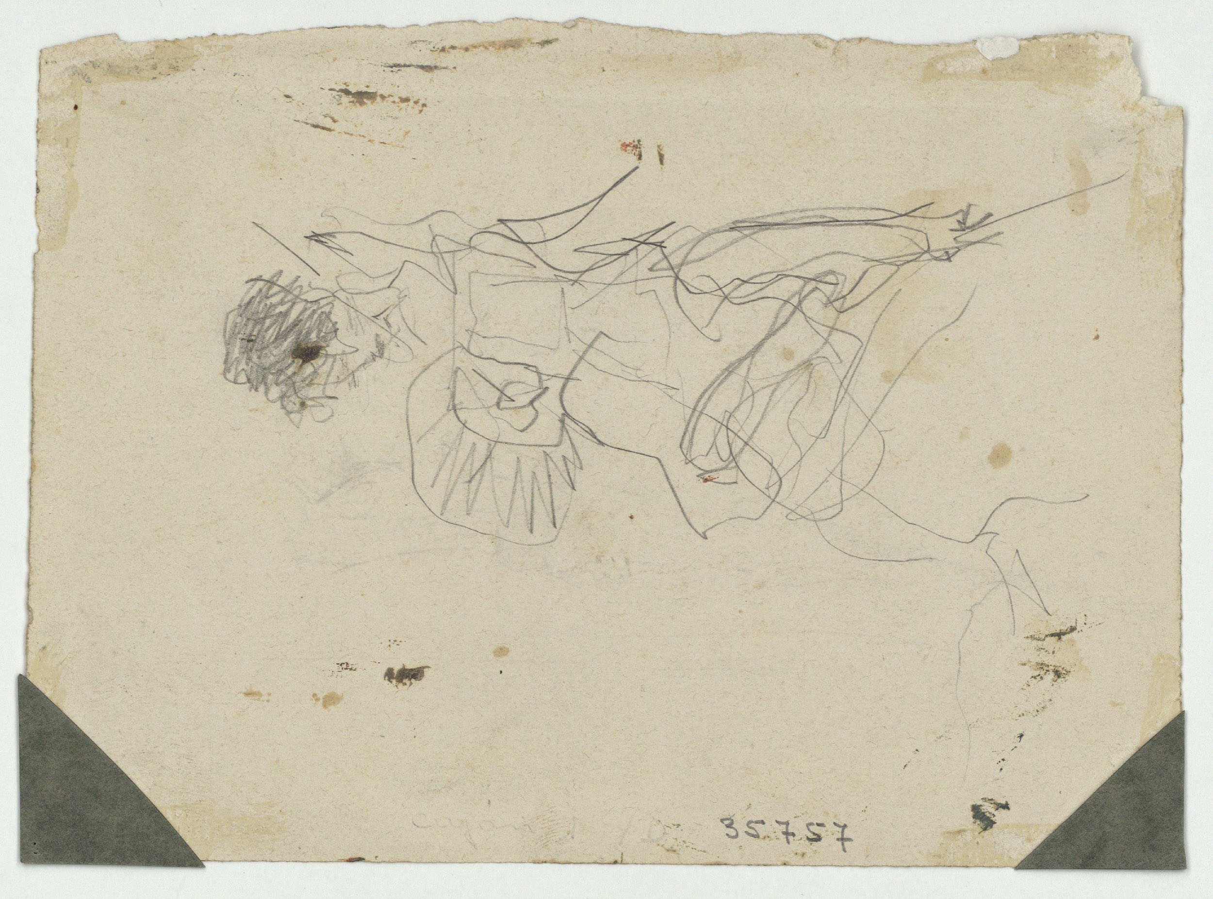 image for: Marià Fortuny - Estudi per al quadre «Els fills del pintor en un saló japonès» (anvers) / Estudi per al quadre «Els fills del pintor en un saló japonès» (revers) - Cap a 1874 [1]