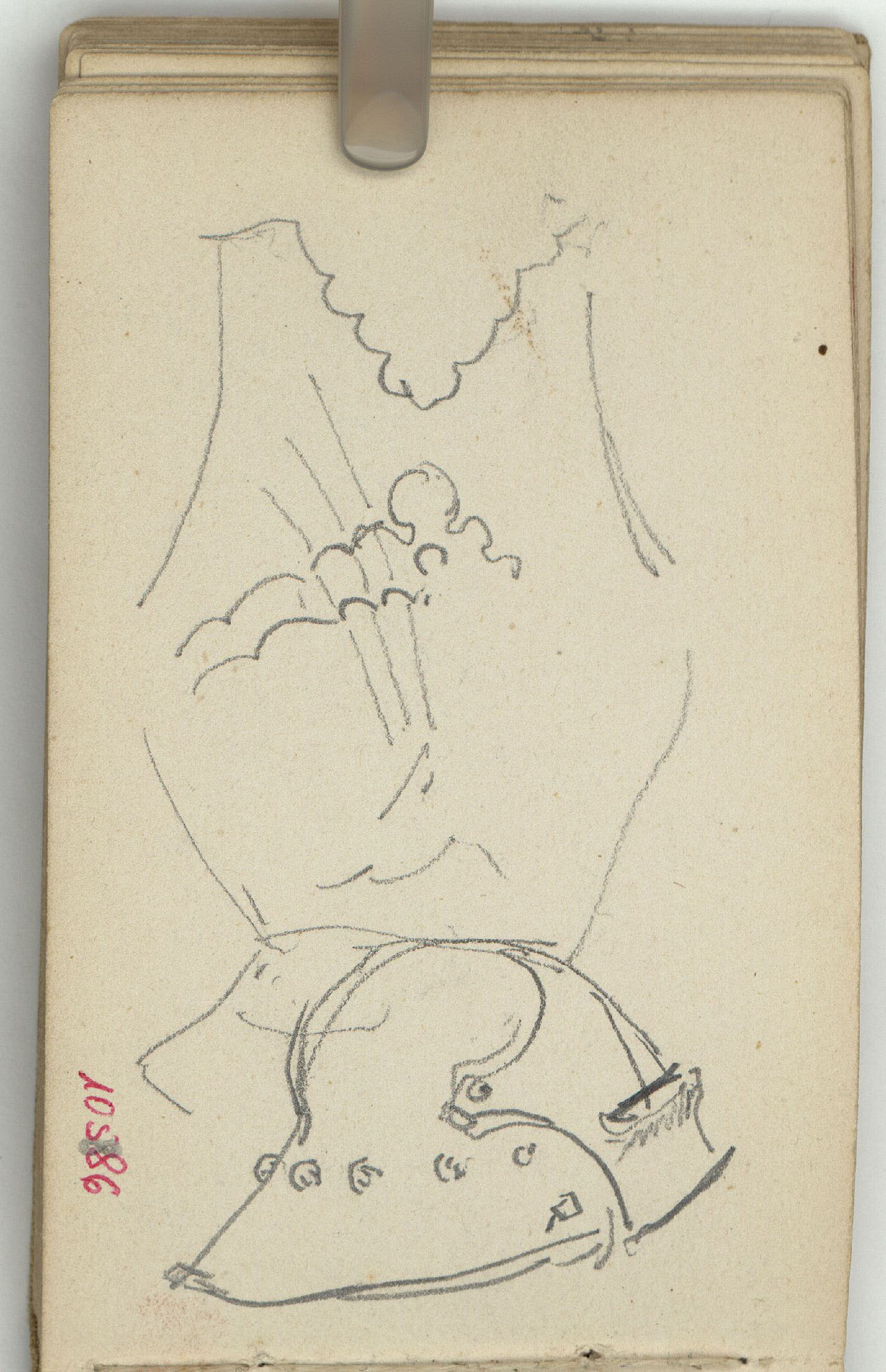 image for: Marià Fortuny - Armadura i casc - Cap a 1873