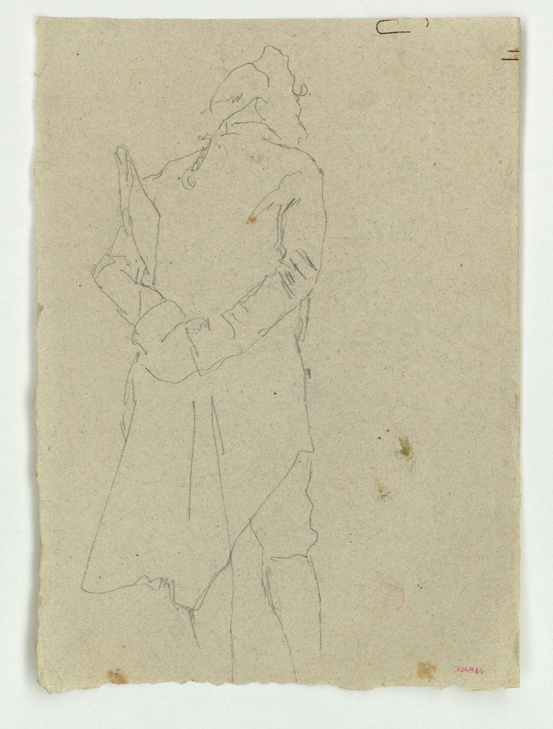 image for: Marià Fortuny - Estudi per al quadre «L&#039;elecció de la model» (anvers) / Estudi per al quadre «L&#039;elecció de la model» (revers) - Cap a 1868-1870