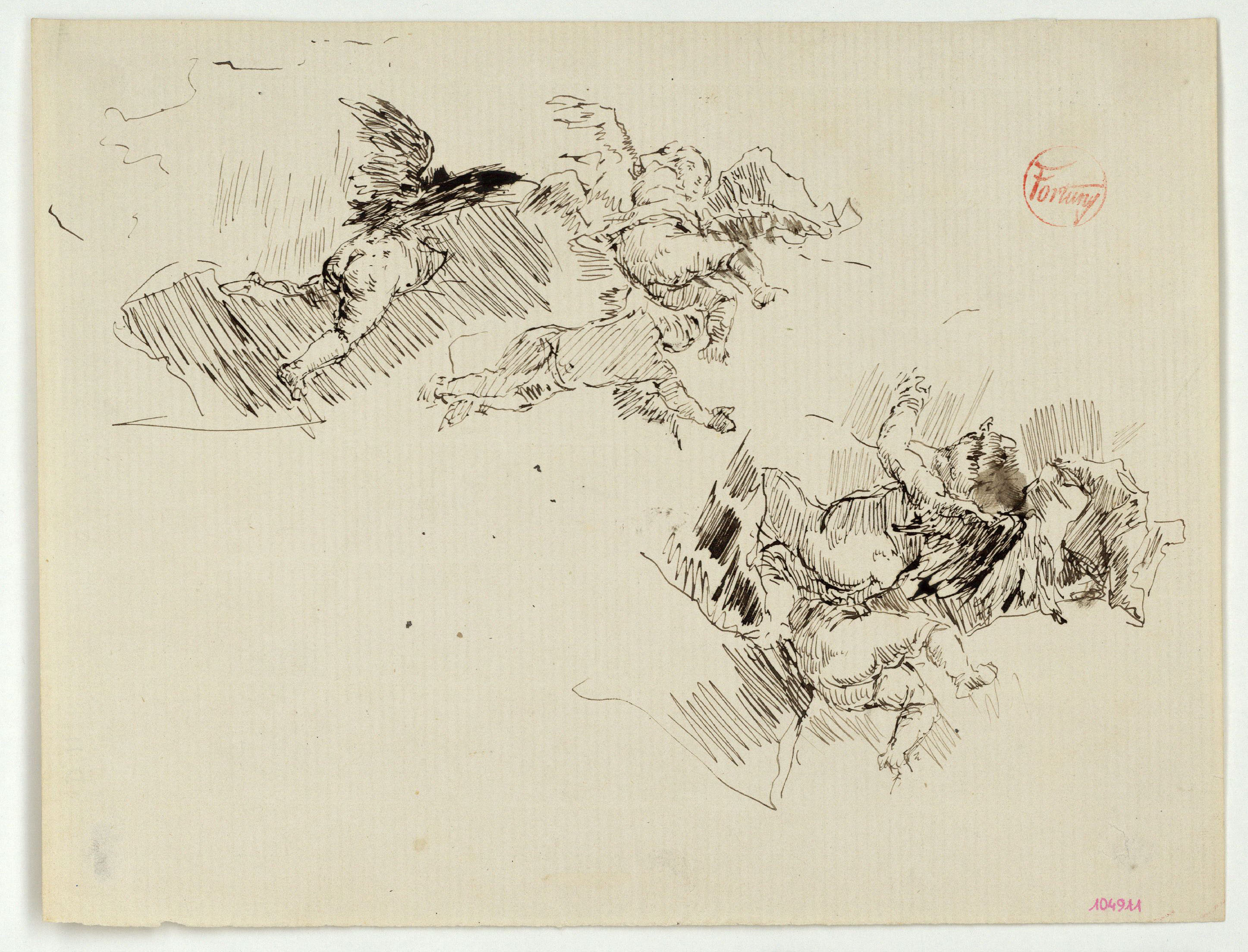 image for: Marià Fortuny - Estudi per al quadre «L&#039;elecció de la model» - Cap a 1868-1870