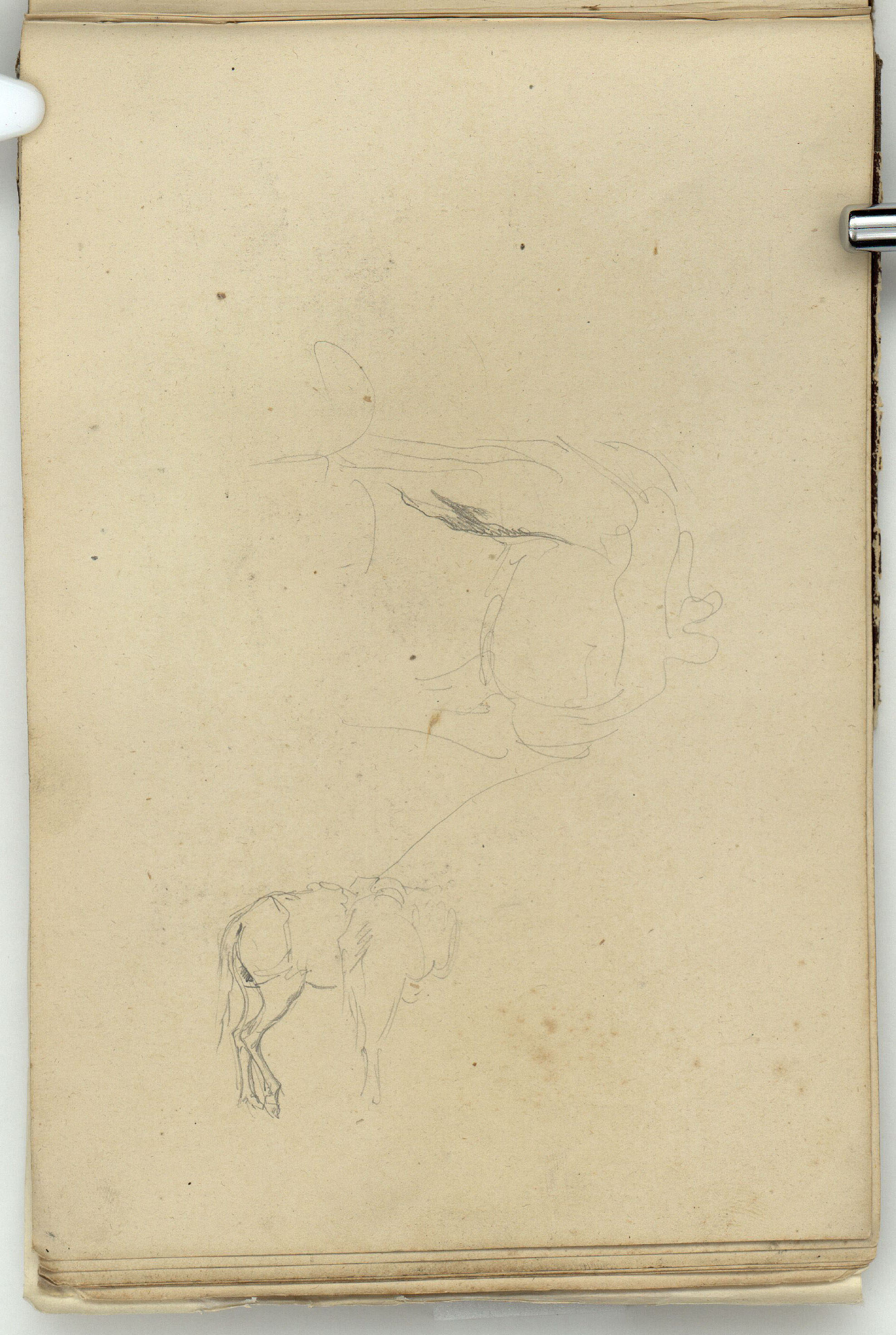 image for: Marià Fortuny - Estudi per a l&#039;aquarel·la «Vista de la ciutat de Tànger des del soc» - Cap a 1862