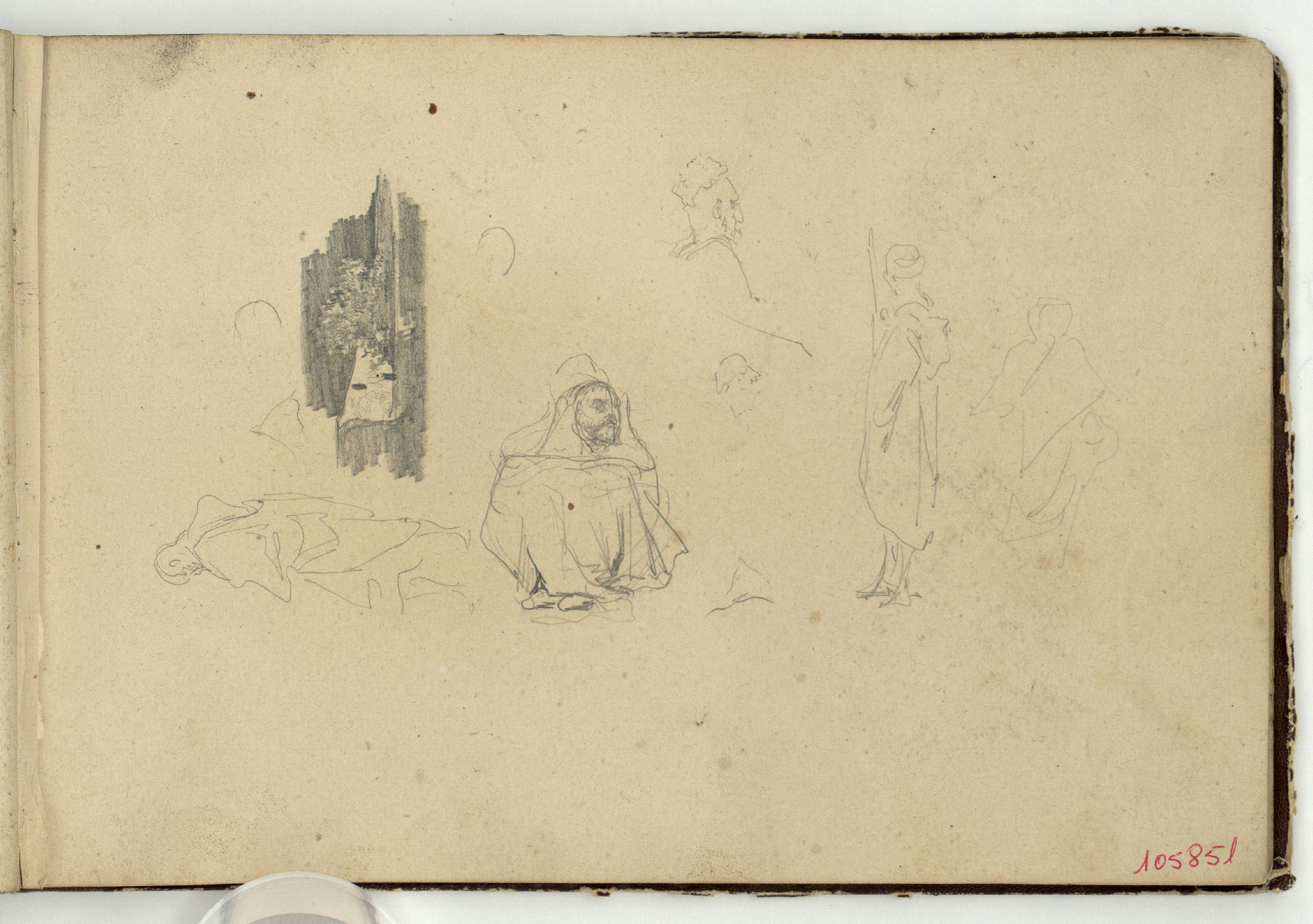 image for: Marià Fortuny - Marroquins - Cap a 1862