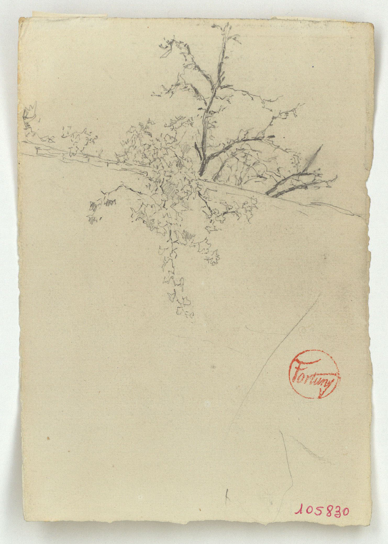 image for: Marià Fortuny - Estudi per al quadre «Ferrador marroquí» - Cap a 1870