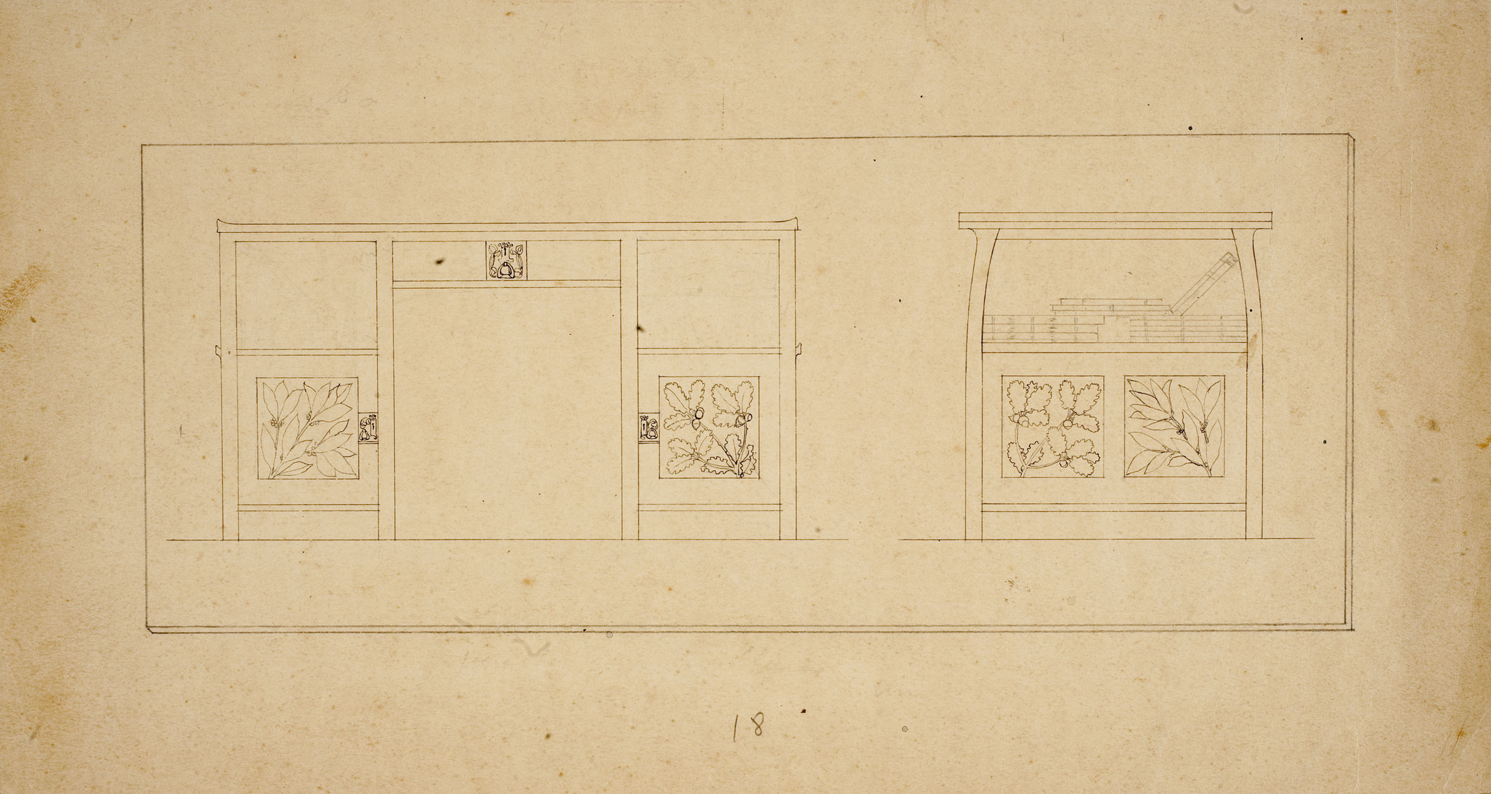 image for: Gaspar Homar - Taula de despatx - Cap a 1905-1910