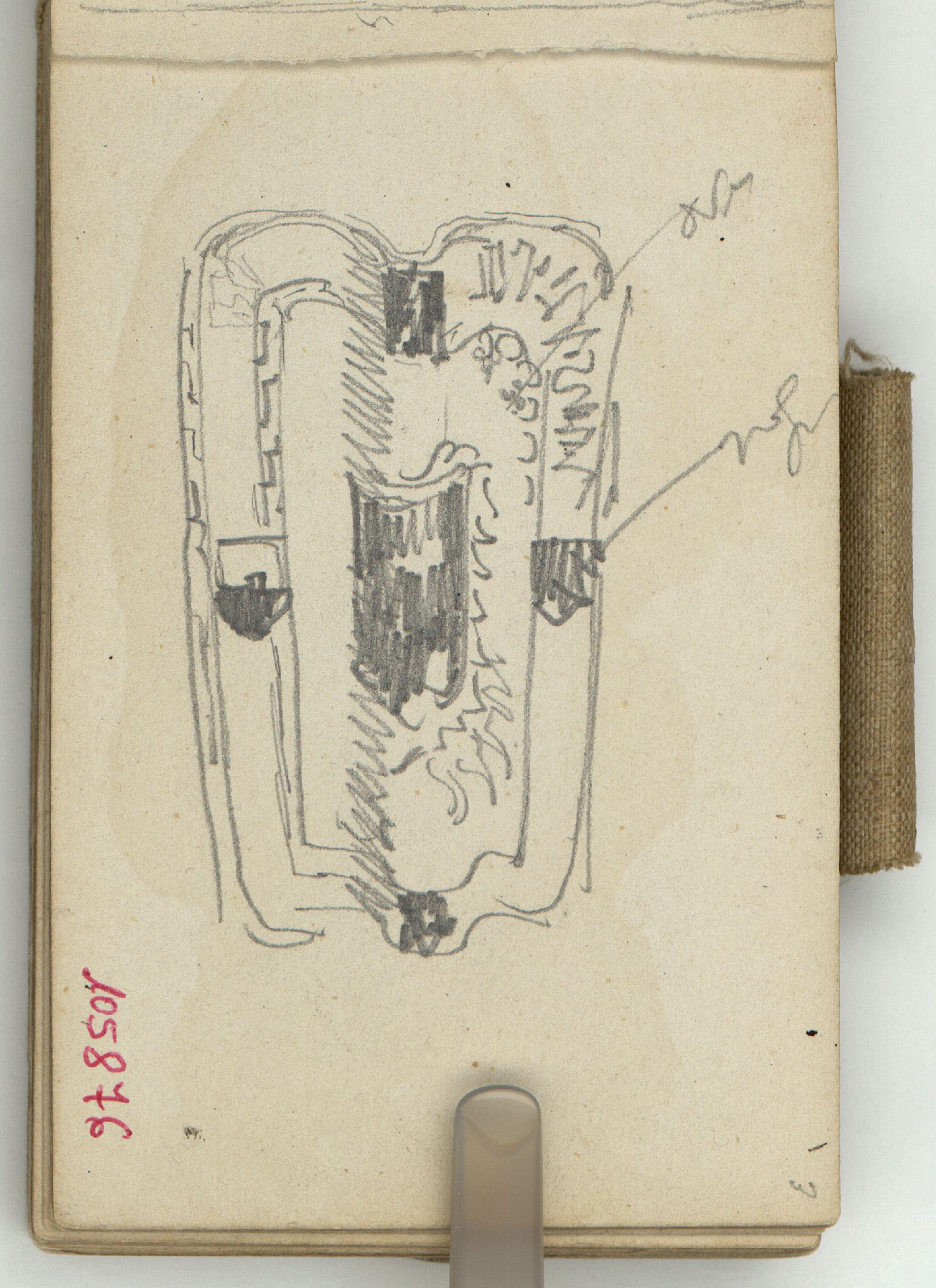 image for: Marià Fortuny - Blasó heràldic - Cap a 1873