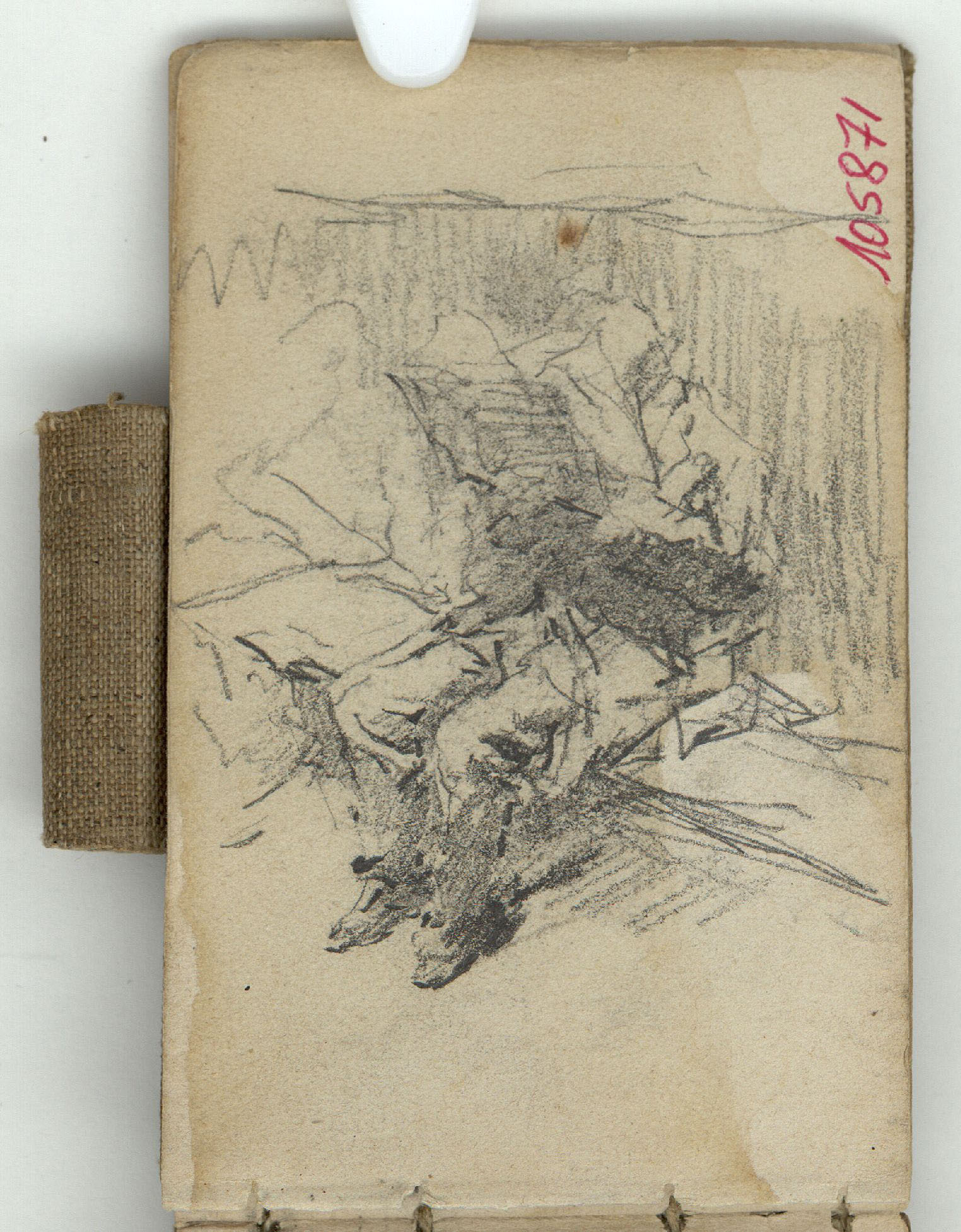 image for: Marià Fortuny - Home llegint - Cap a 1870