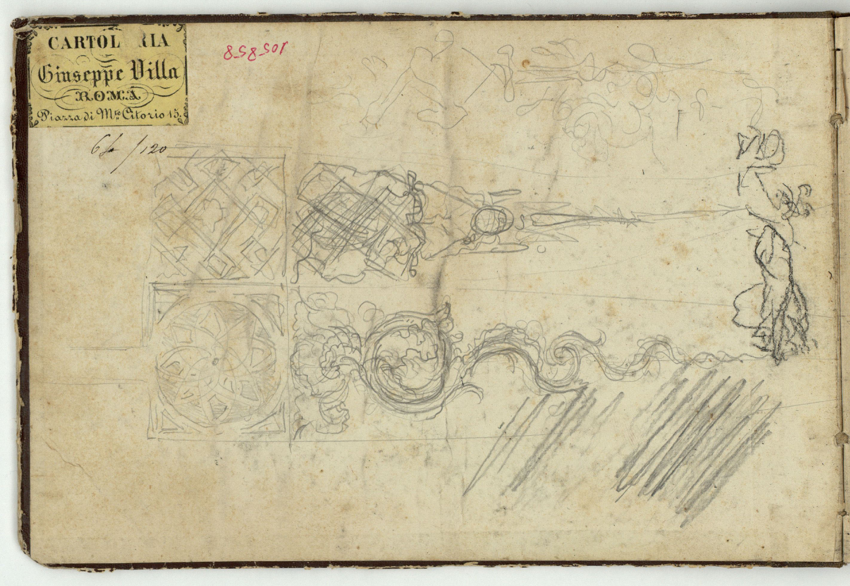 image for: Marià Fortuny - Motius ornamentals d&#039;estil musulmà - Cap a 1862