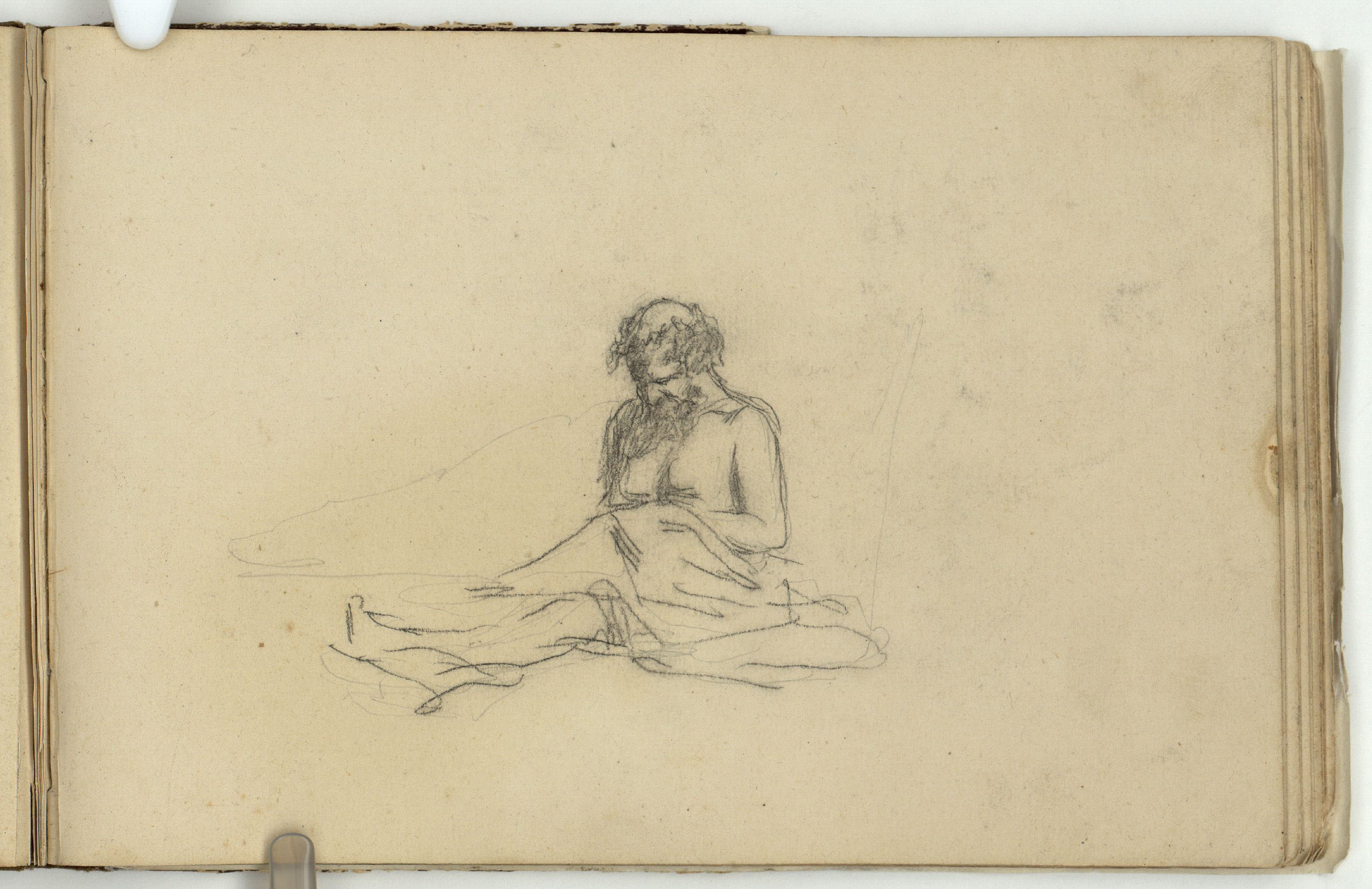 image for: Marià Fortuny - Home assegut - Cap a 1862