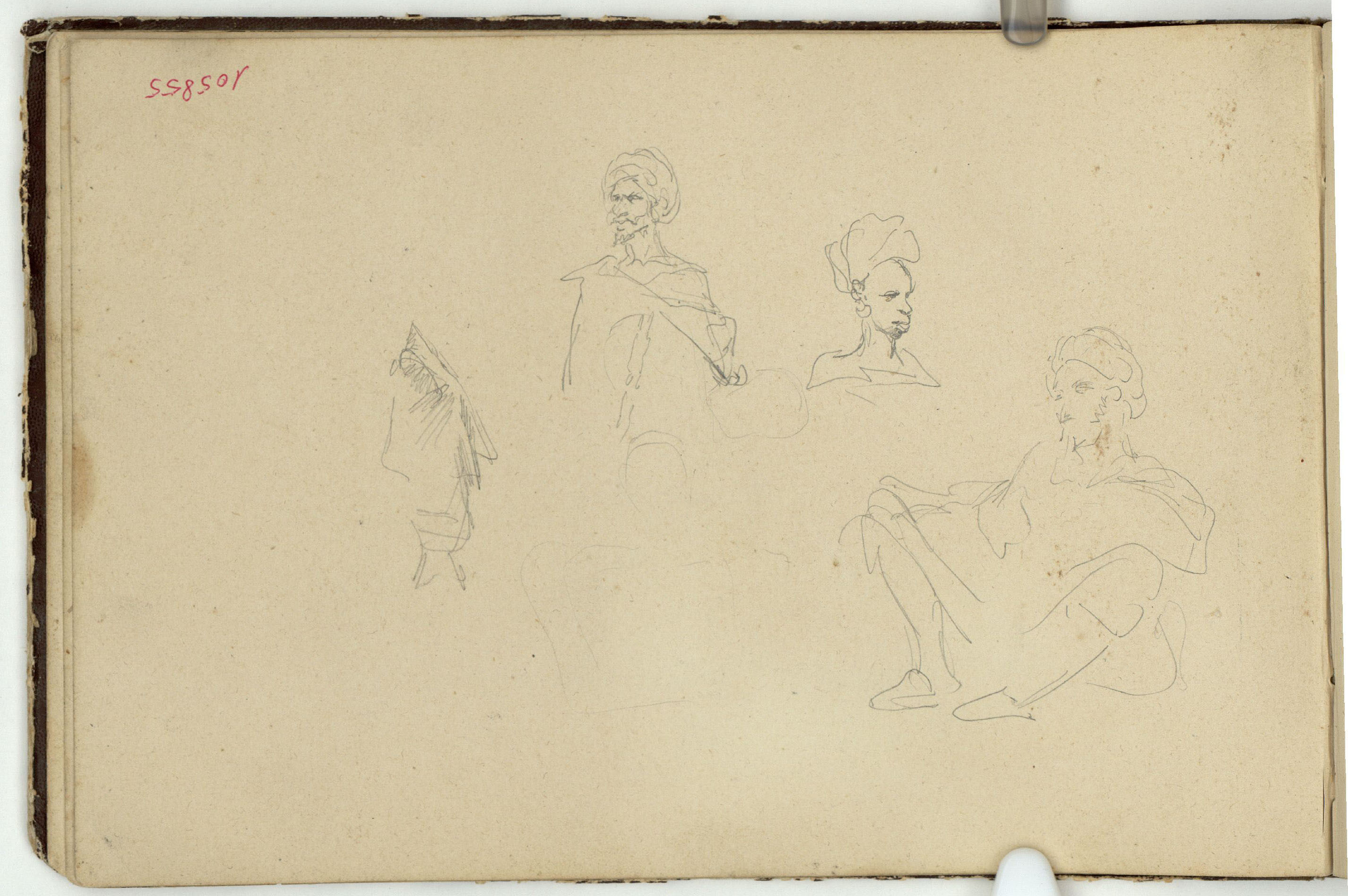 image for: Marià Fortuny - Marroquins - Cap a 1862