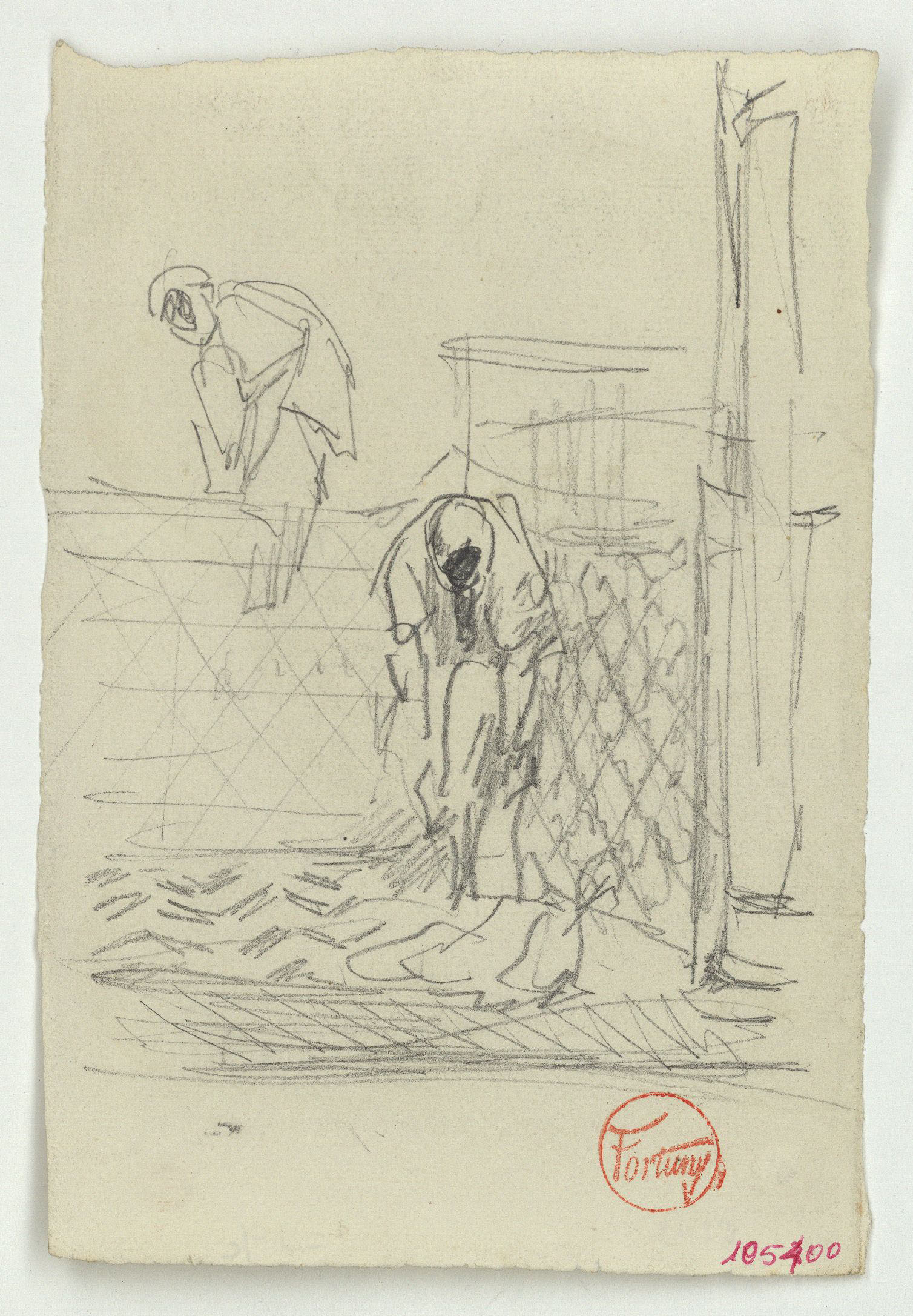 image for: Marià Fortuny - Interior amb dos marroquins - Cap a 1860-1862