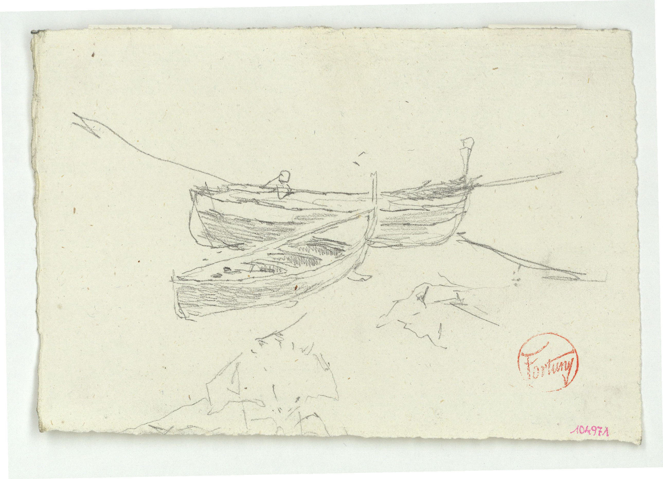 image for: Marià Fortuny - Barques - Cap a 1874