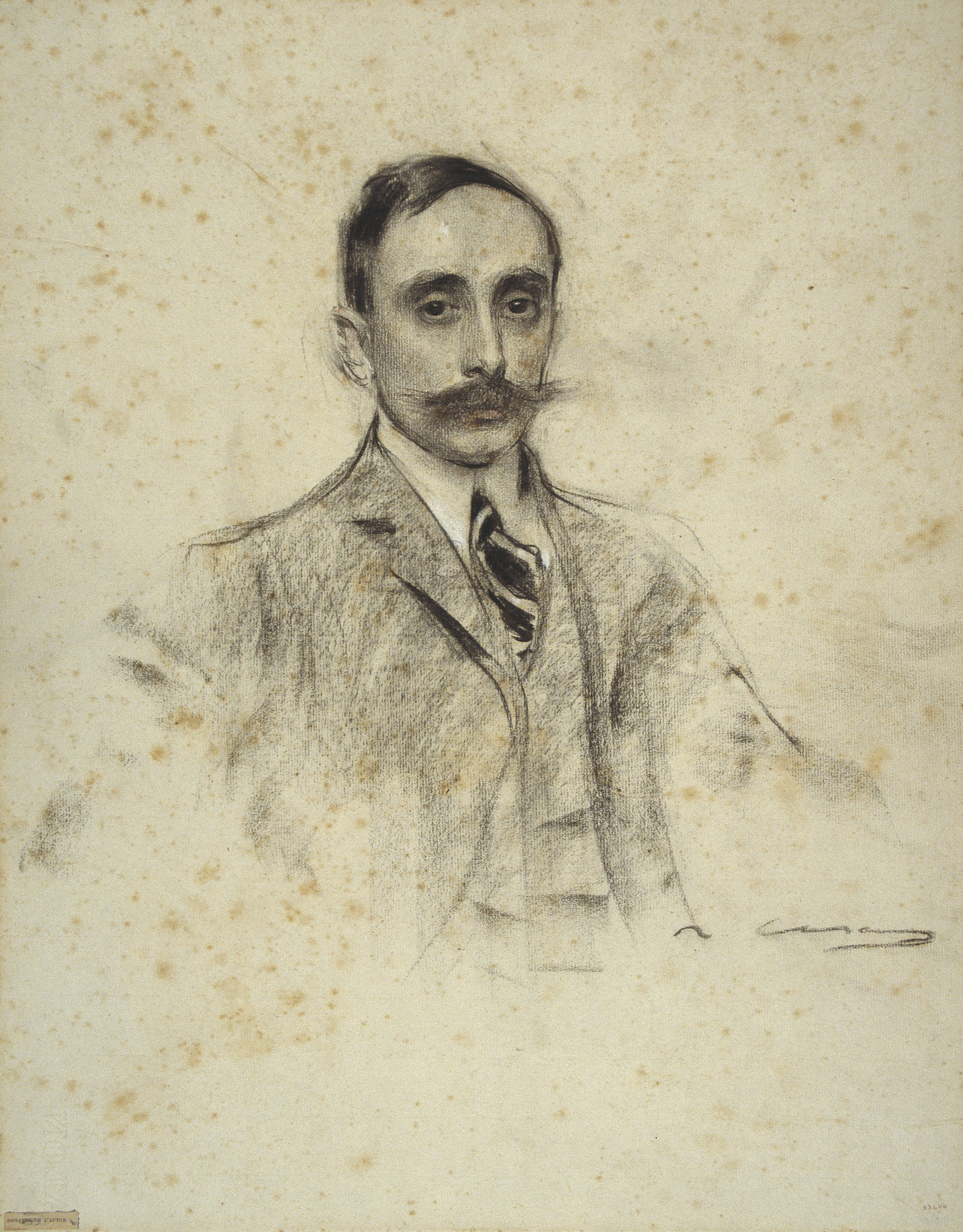 image for: Ramon Casas - Retrat de Joan Ventosa - Cap a 1906