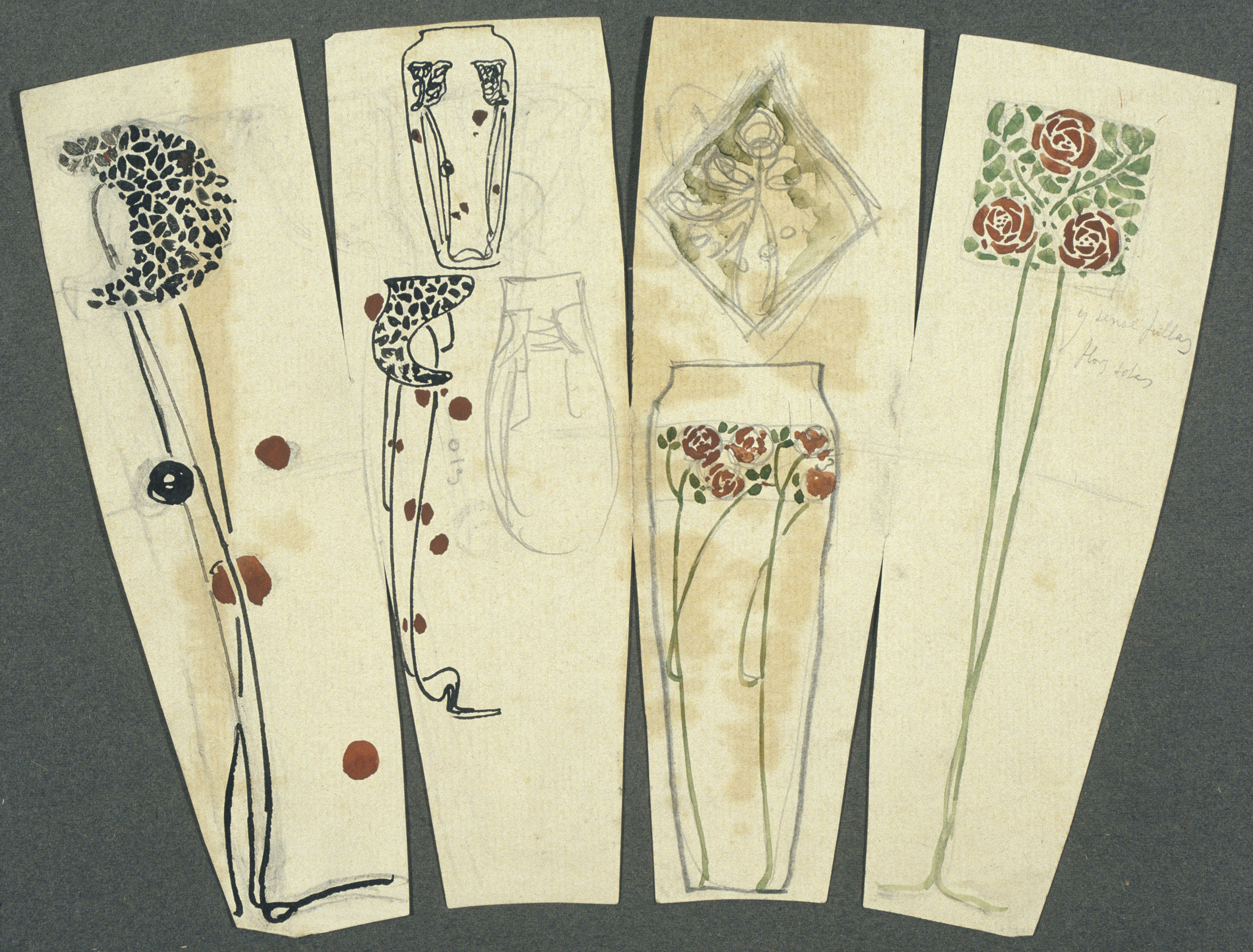 image for: Antoni Serra - Ornamentació per a un gerro - Cap a 1904-1908